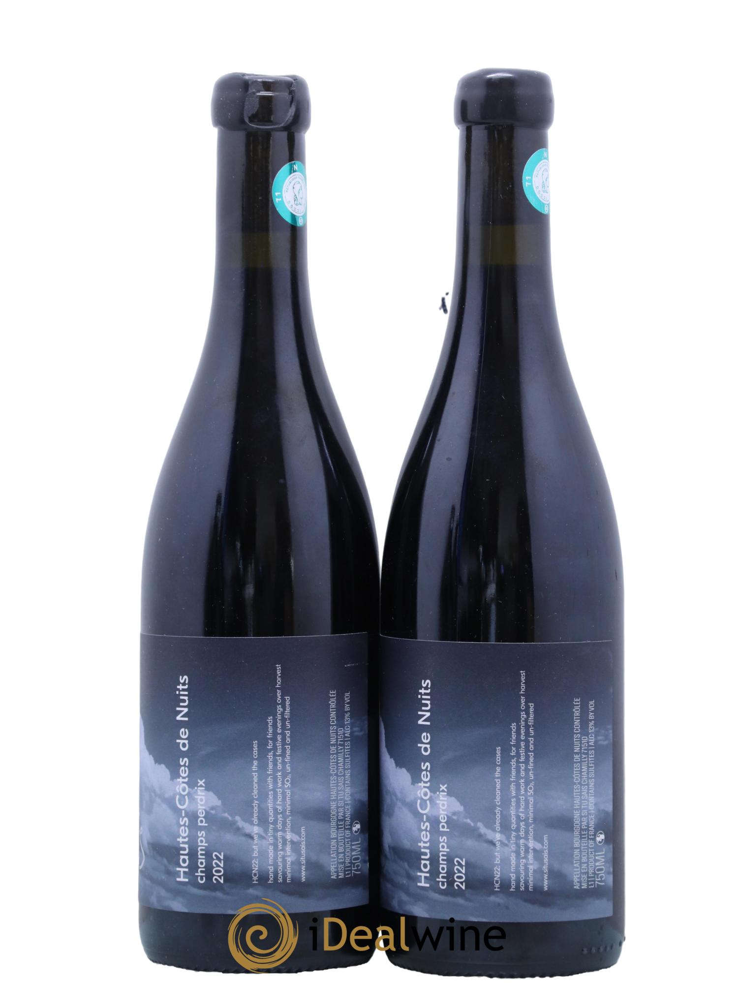 Hautes-Côtes de Nuits Champs Perdrix Si Tu Sais 2022 - Lot de 2 bouteilles - 1