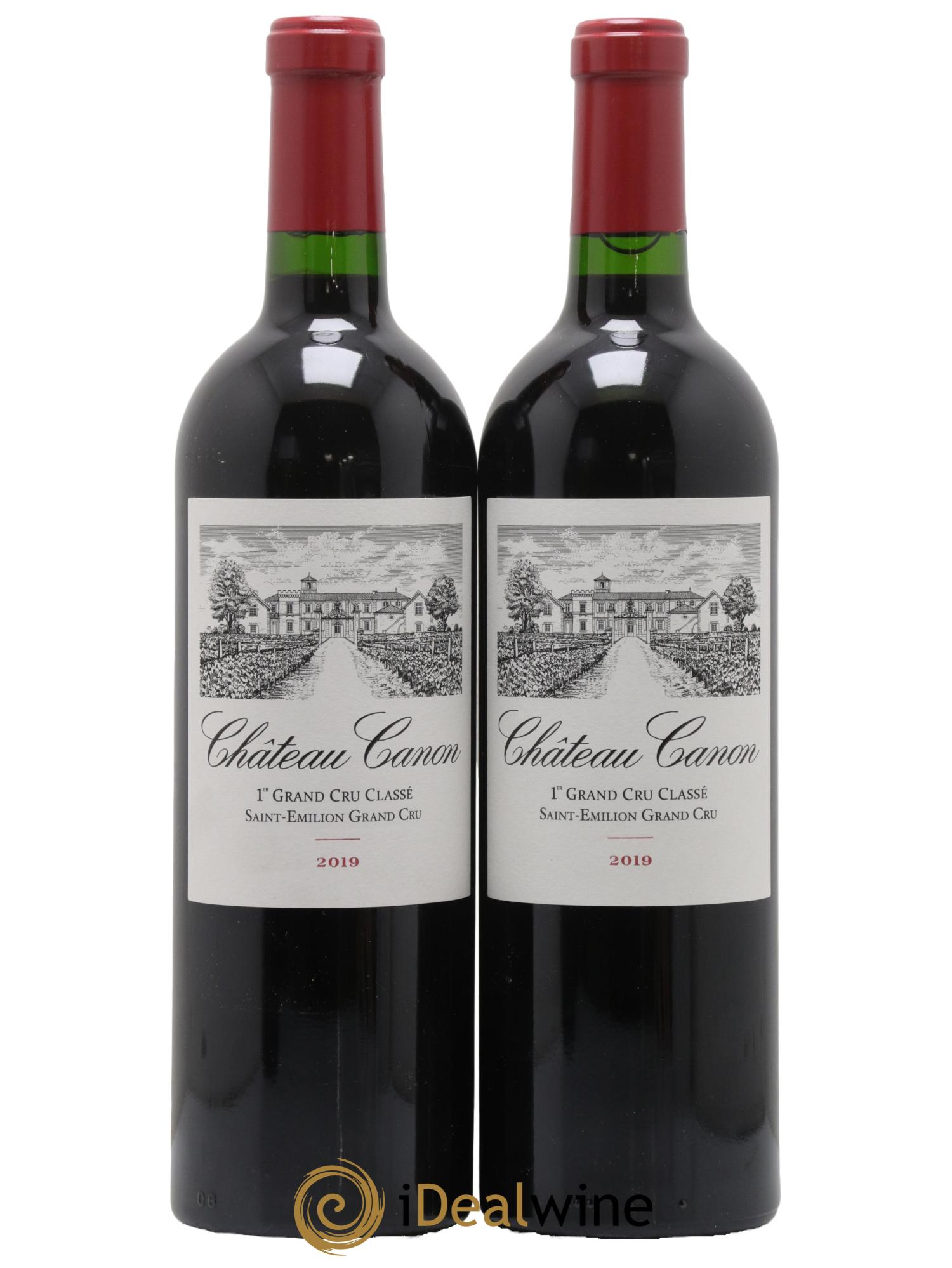 Château Canon 1er Grand Cru Classé B 2019 - Lot de 2 bouteilles - 0