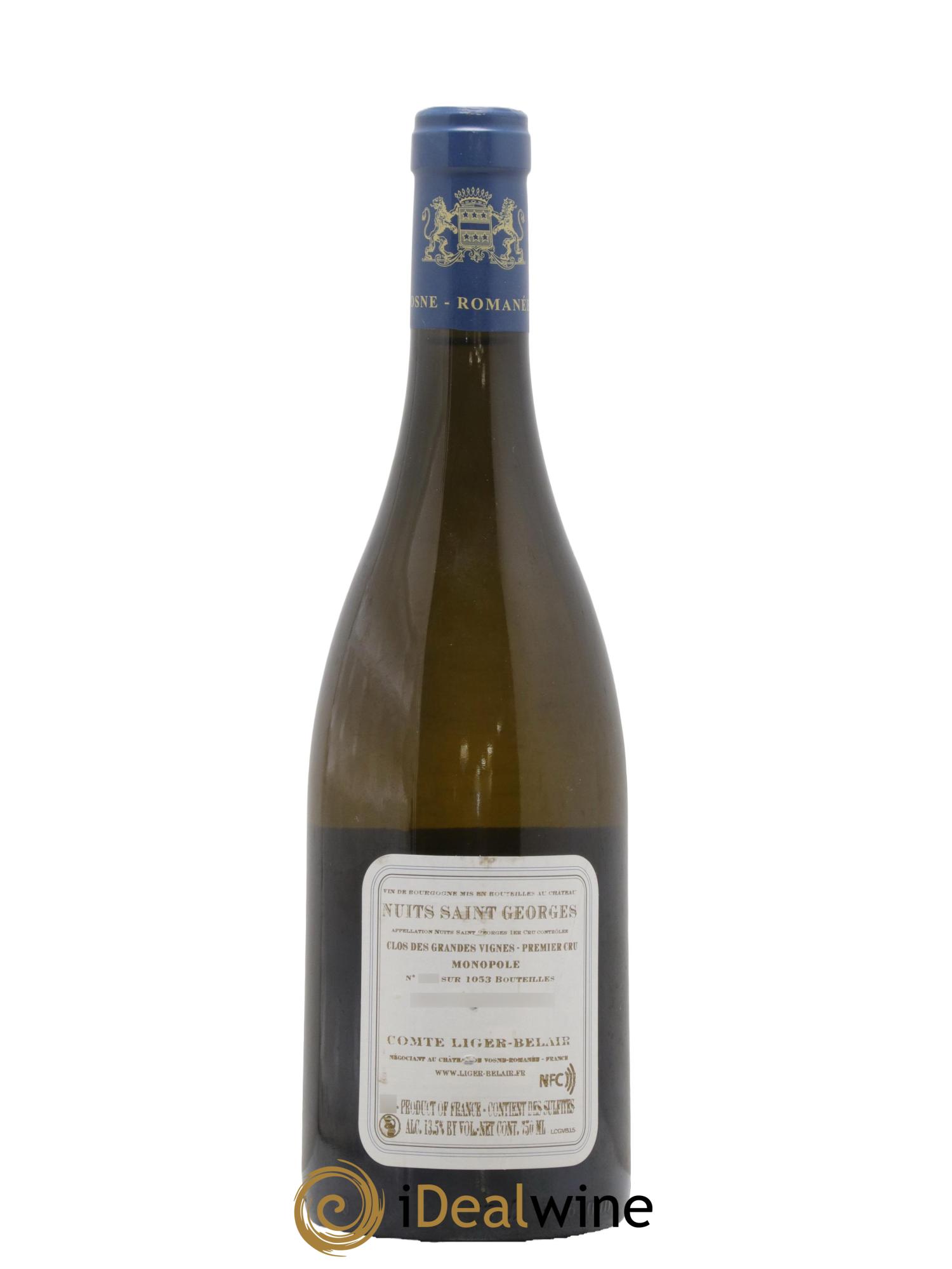Nuits-Saint-Georges 1er Cru Clos des Grandes Vignes Comte Liger-Belair (Domaine du) 2015 - Posten von 1 Flasche - 1