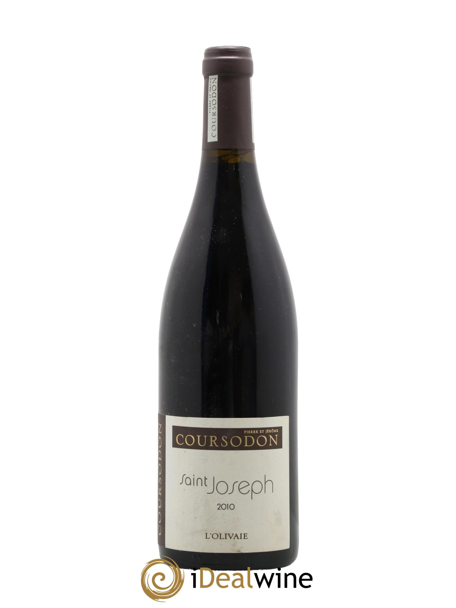 Saint-Joseph L'Olivaie Pierre et Jérôme Coursodon 2010 - Lot de 1 bouteille - 0