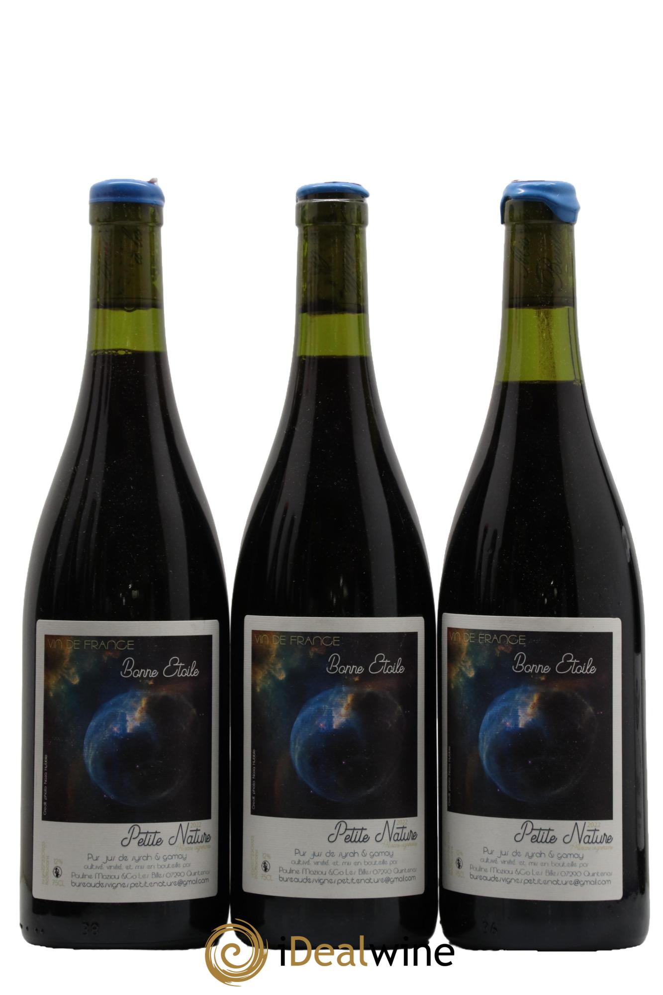 Vin de France Bonne Étoile Petite Nature 2022 - Lot de 3 bouteilles - 0