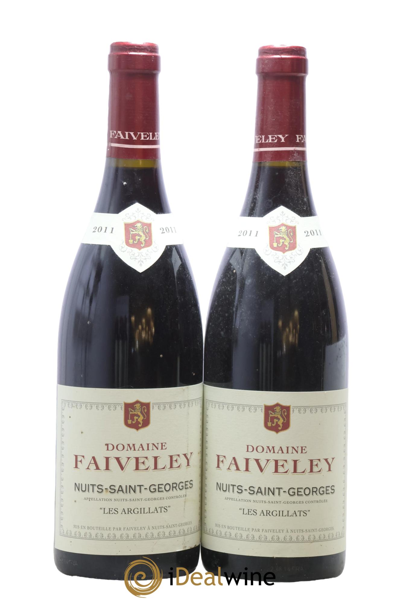 Nuits-Saint-Georges Les Argillats Faiveley 2011 - Lot of 2 bottles - 0