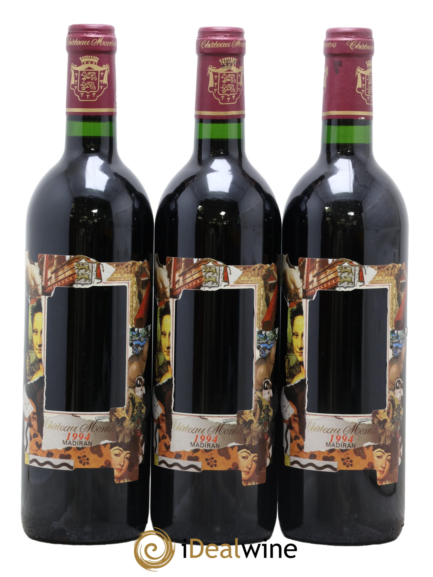 Madiran Château Montus 2000 jours Alain Brumont 1994 - Lot de 3 bouteilles - 0