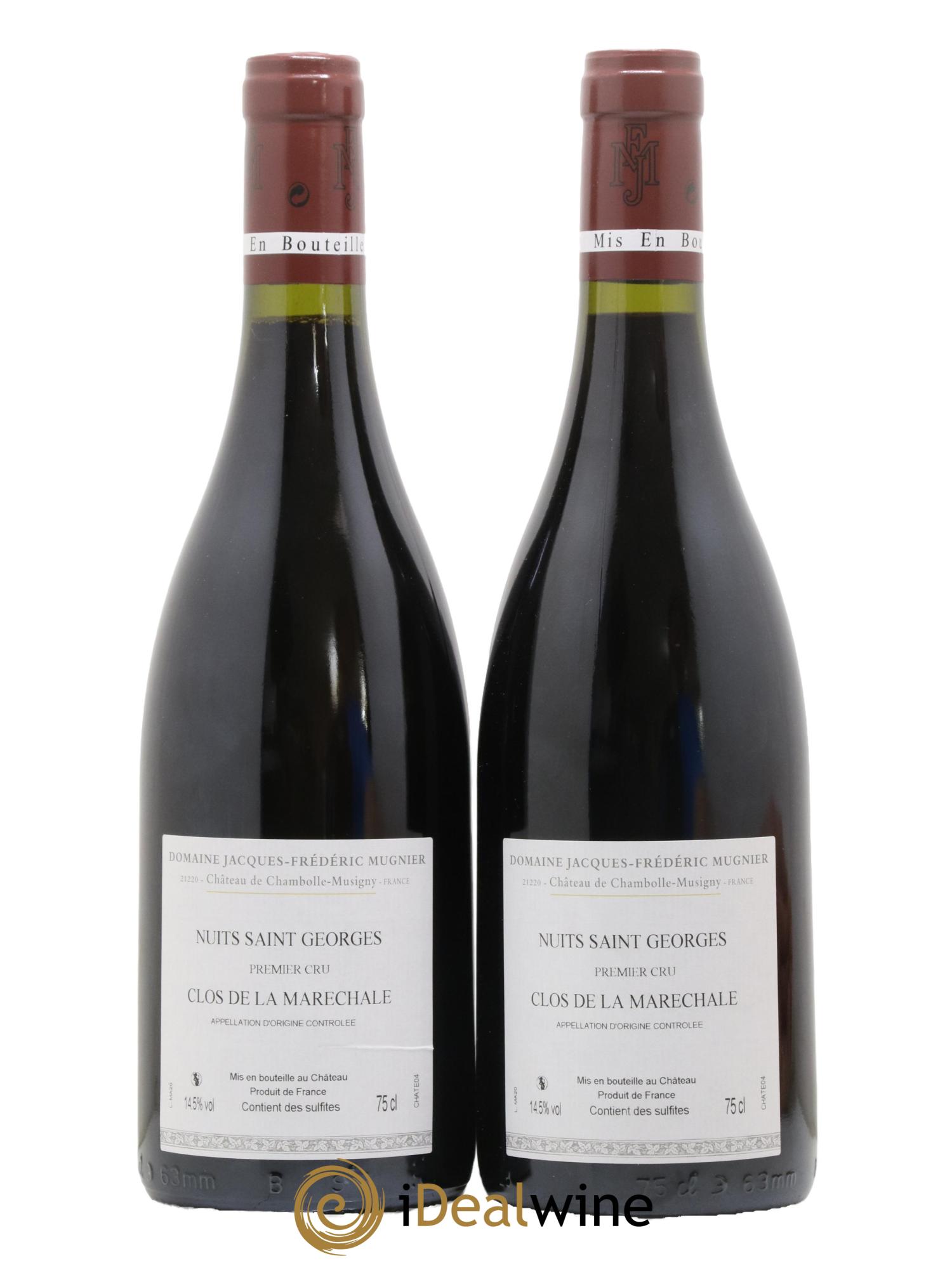 Nuits-Saint-Georges 1er Cru Clos de La Maréchale Jacques-Frédéric Mugnier 2020 - Lot de 2 bouteilles - 1