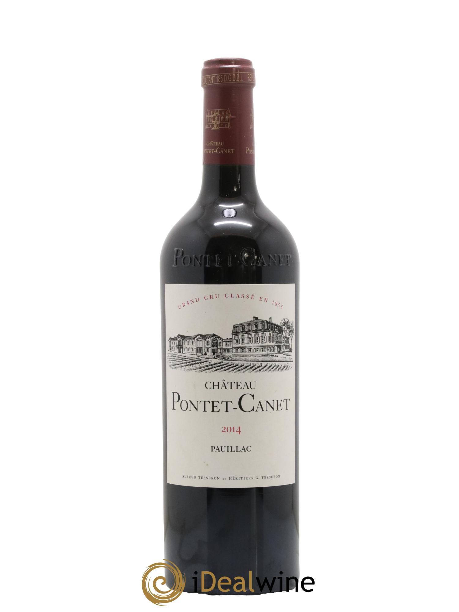 Château Pontet Canet 5ème Grand Cru Classé 2014 - Lot de 1 bouteille - 0