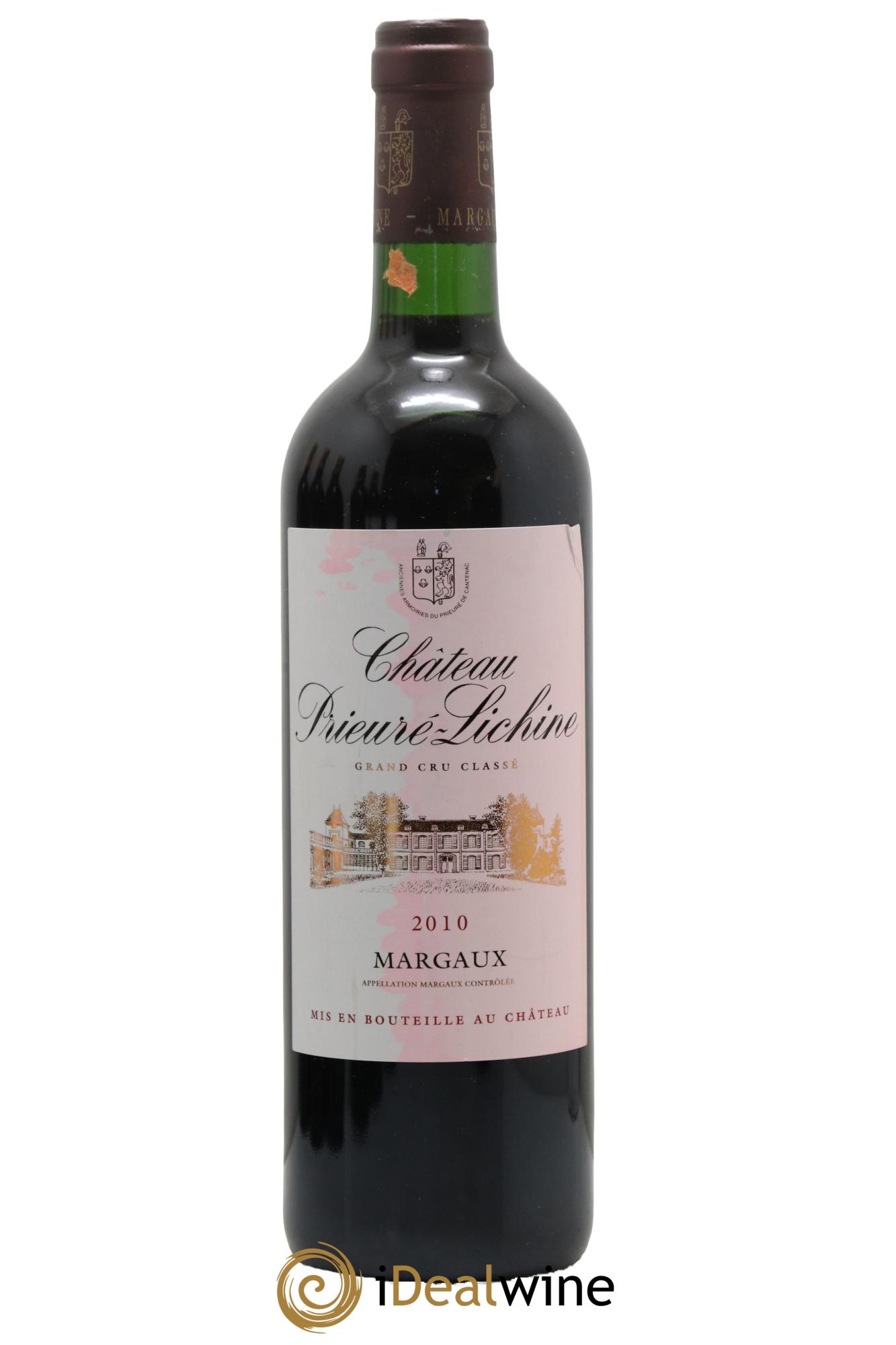 Château Prieuré Lichine 4ème Grand Cru Classé 2010 - Lot de 1 bouteille - 0