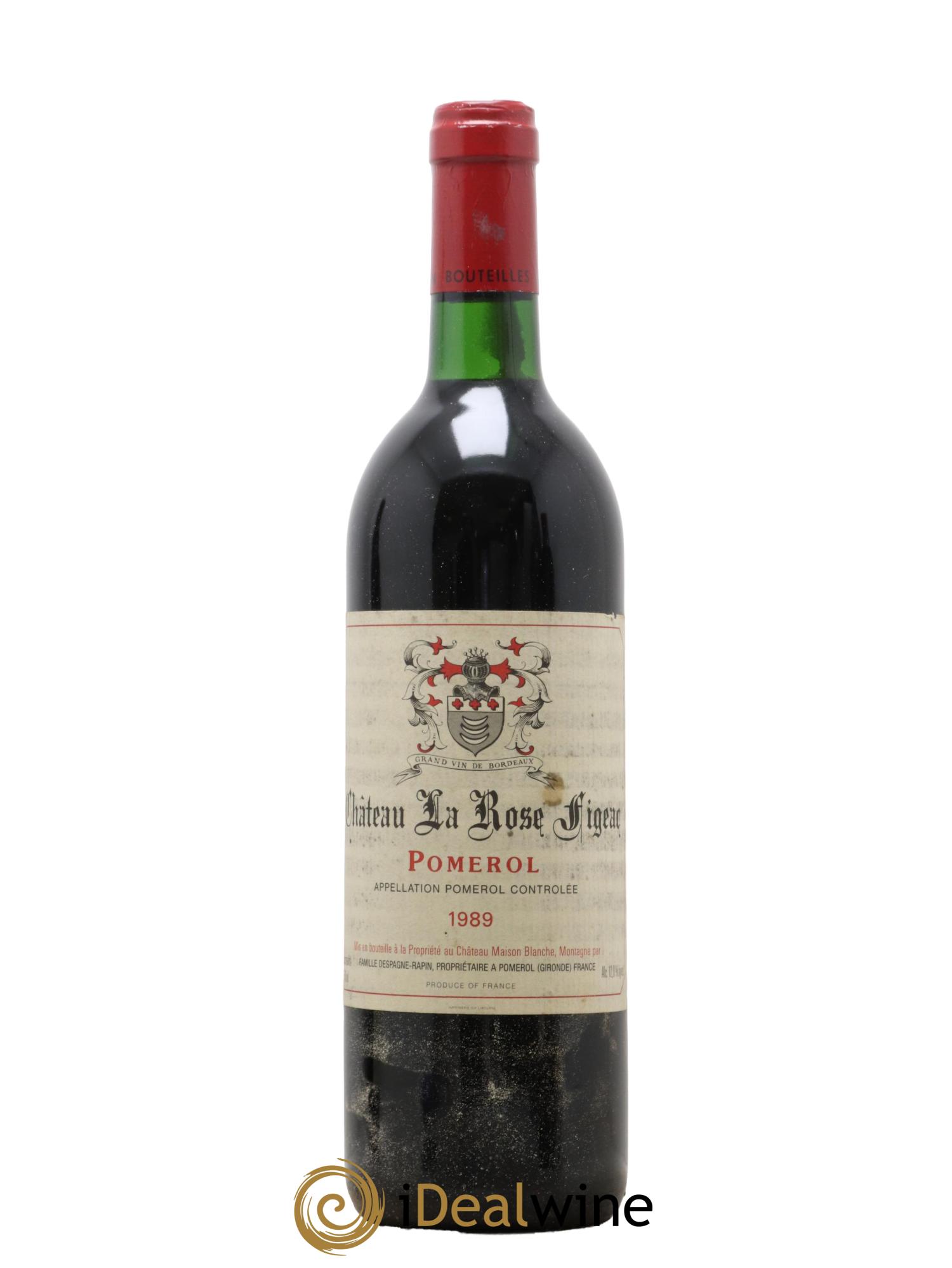 Château la Rose Figeac 1989 - Lot de 1 bouteille - 0