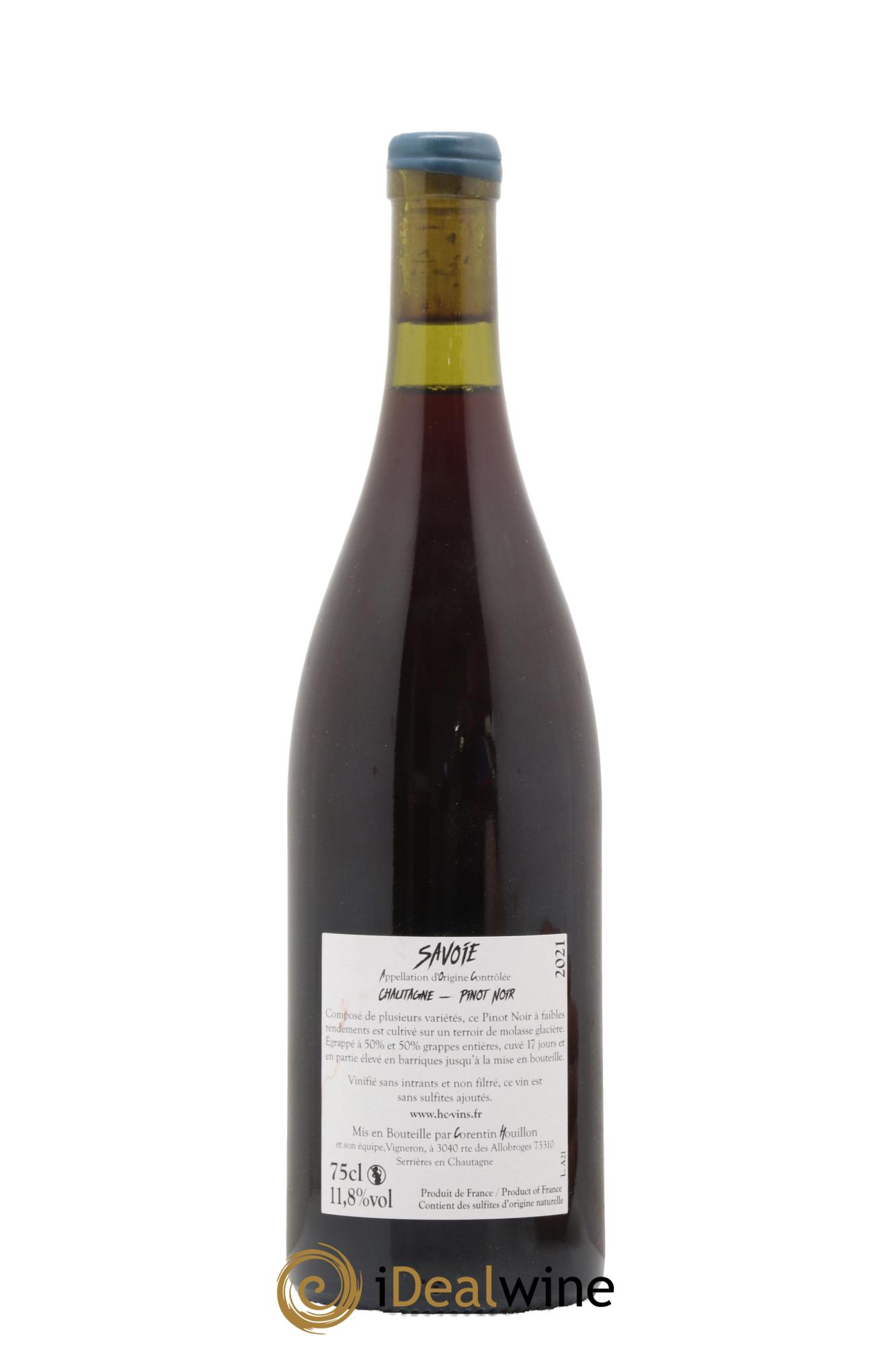 Vin de Savoie Arcane Domaine Corentin Houillon 2021 - Lot de 1 bouteille - 1