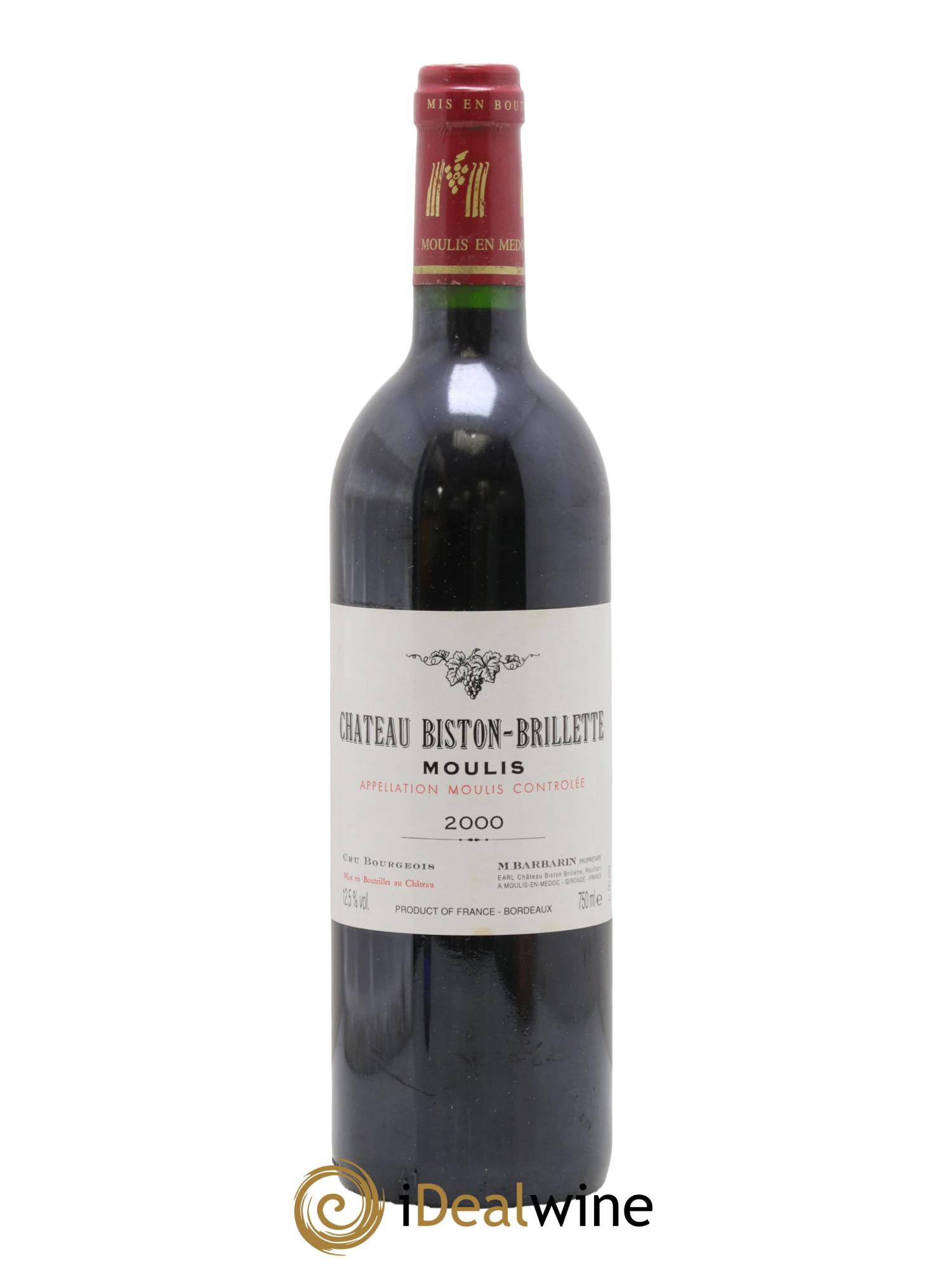 Château Biston Brillette 2000 - Lotto di 1 bottiglia - 0