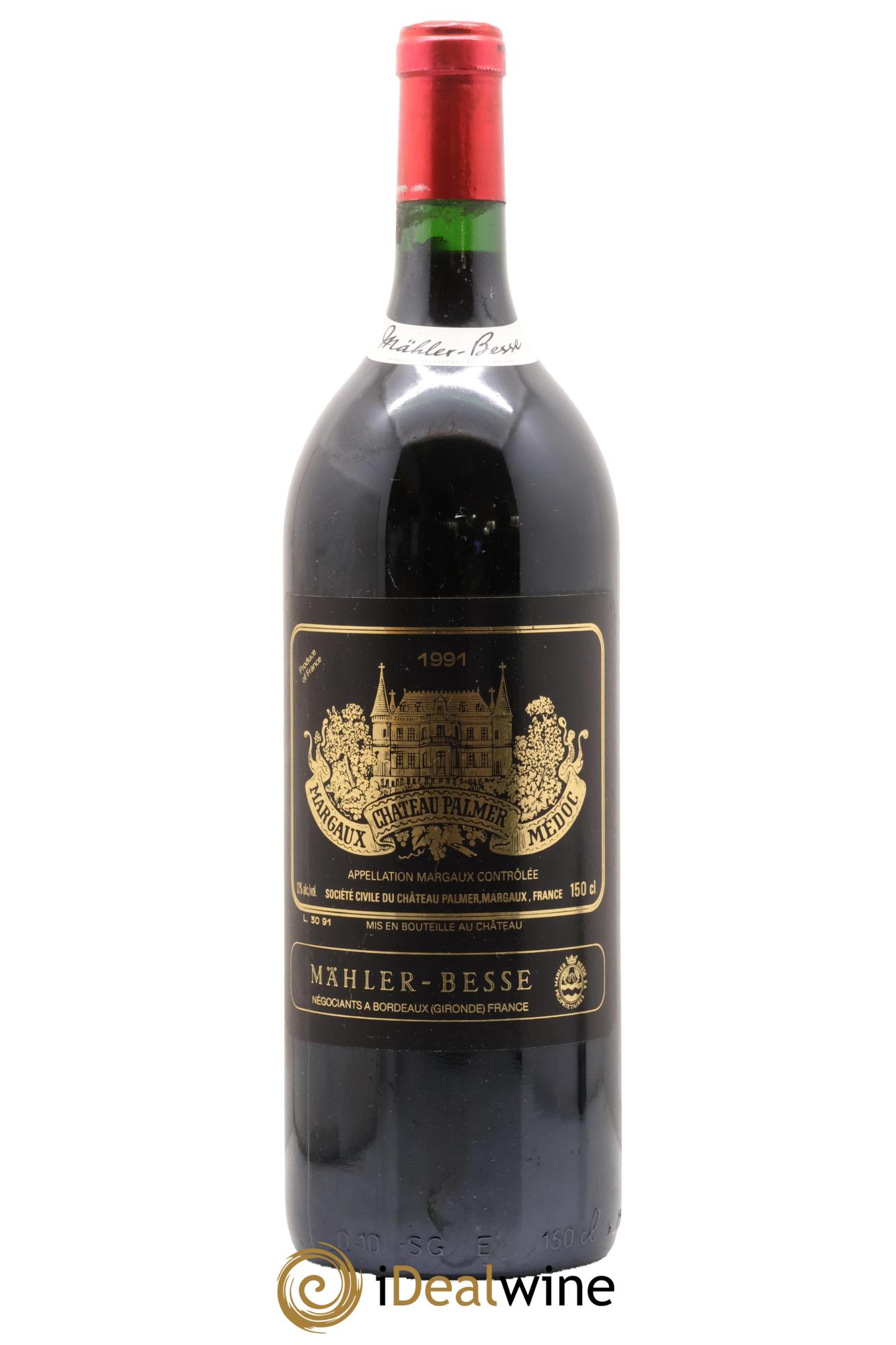 Château Palmer 3ème Grand Cru Classé 1991 - Posten von 1 Magnum - 0