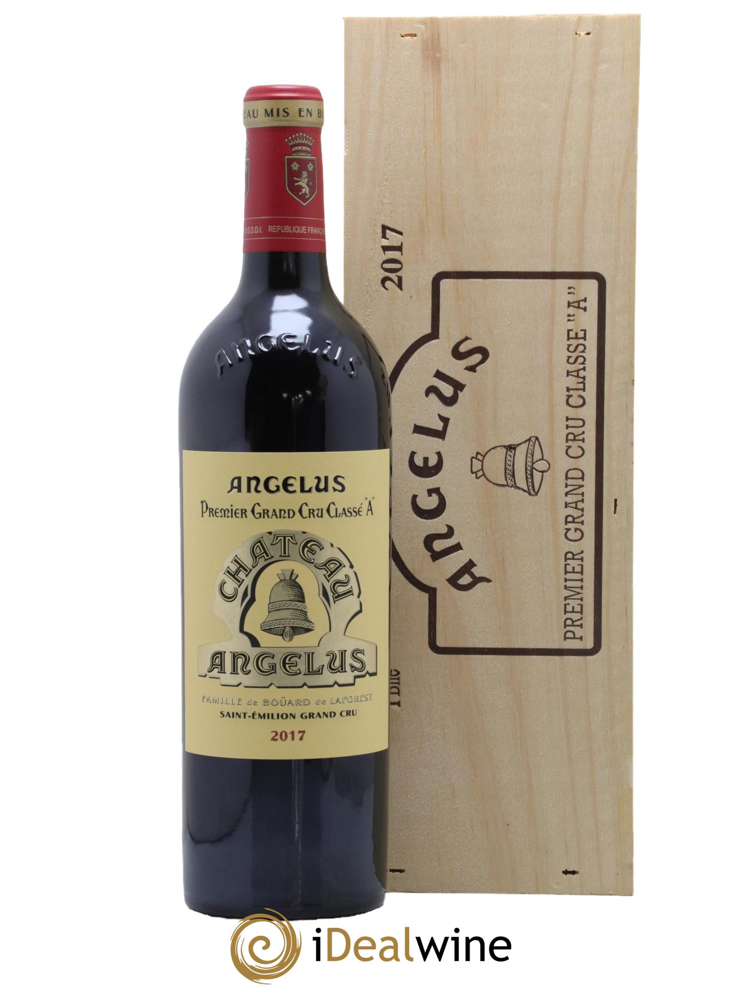 Château Angélus 1er Grand Cru Classé A 2017 - Lot de 1 bouteille - 0