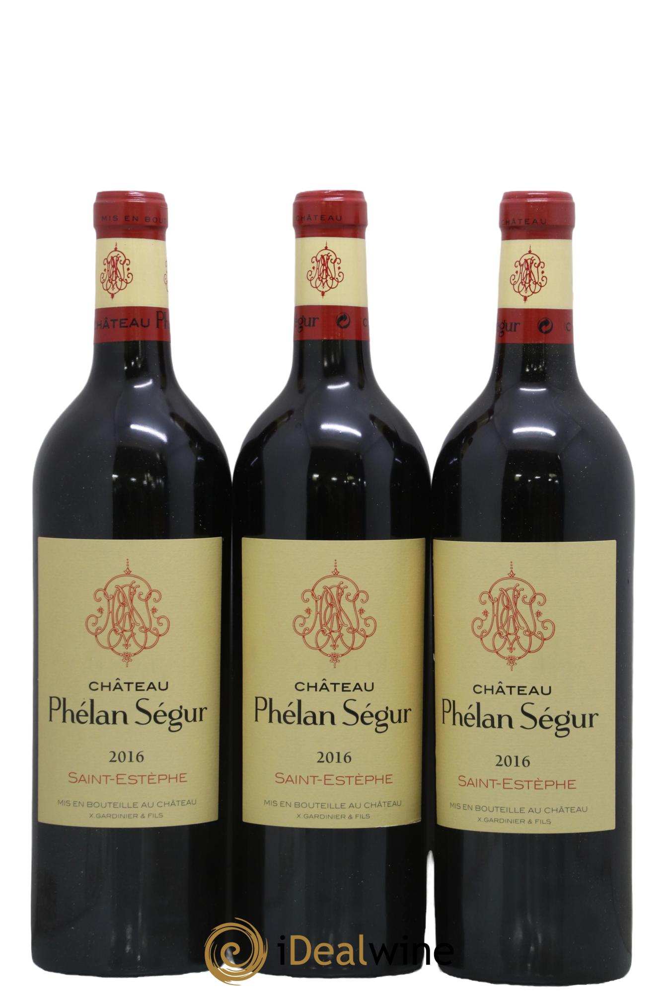 Château Phélan Ségur 2016 - Lot de 3 bouteilles - 0