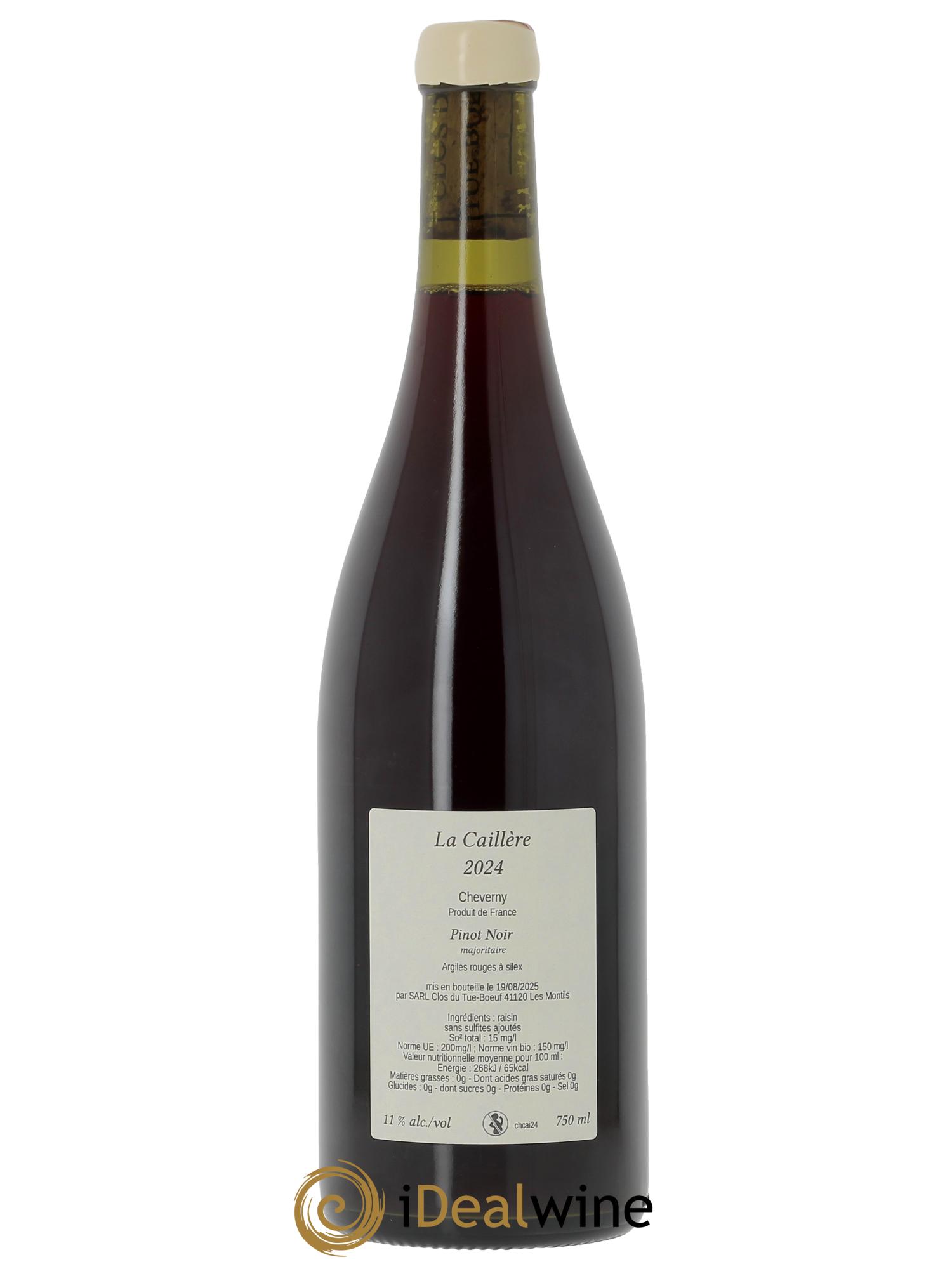 Cheverny La Caillère Clos du Tue-Boeuf 2024 - Lotto di 1 bottiglia - 1