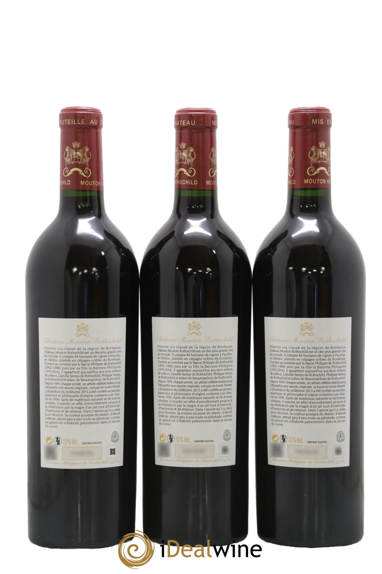 Château Mouton Rothschild 1er Grand Cru Classé 2013 - Lot of 6 bottles - 4