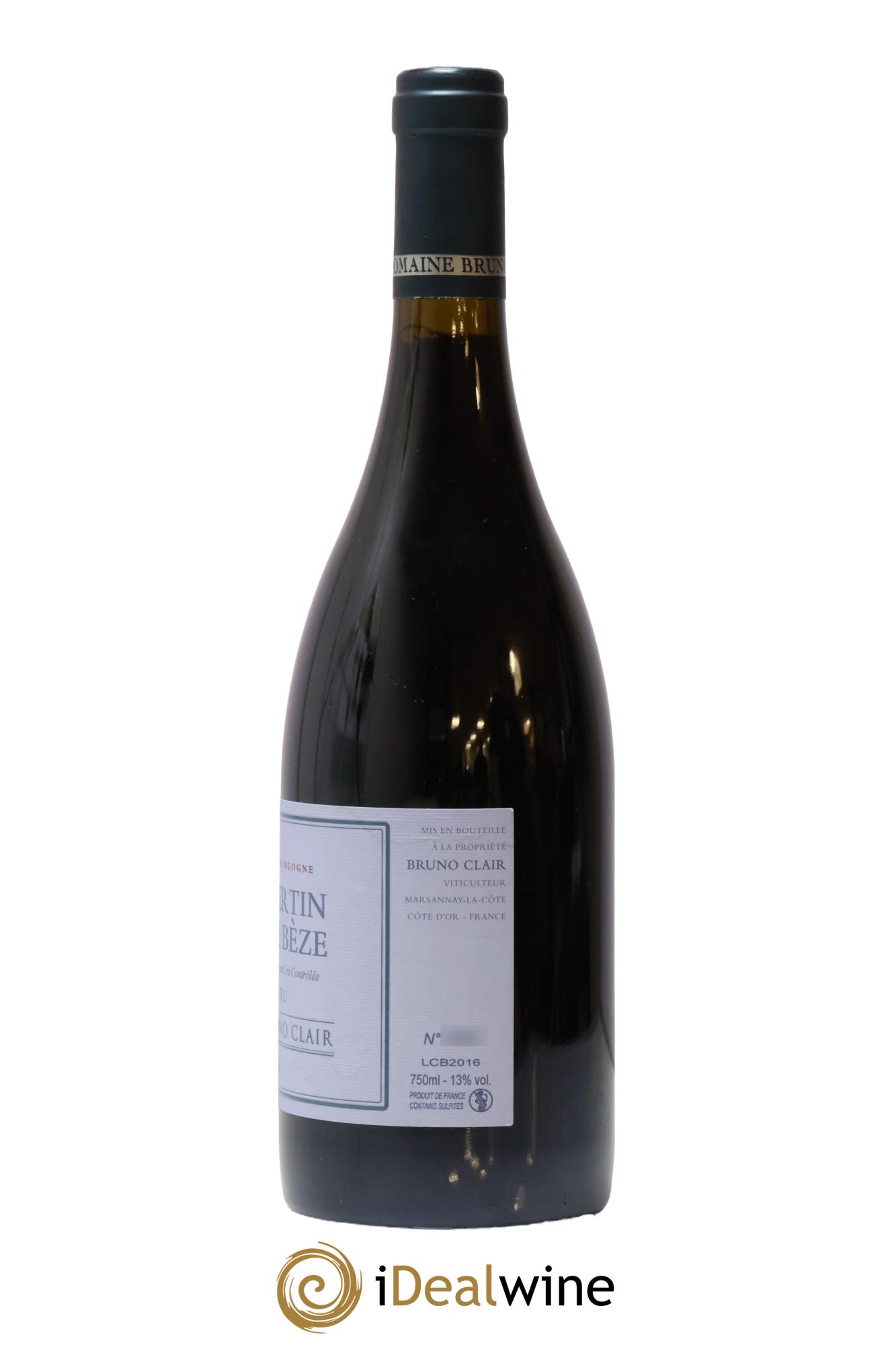 Chambertin Clos de Bèze Grand Cru Bruno Clair (Domaine) 2016 - Lot de 1 bouteille - 1