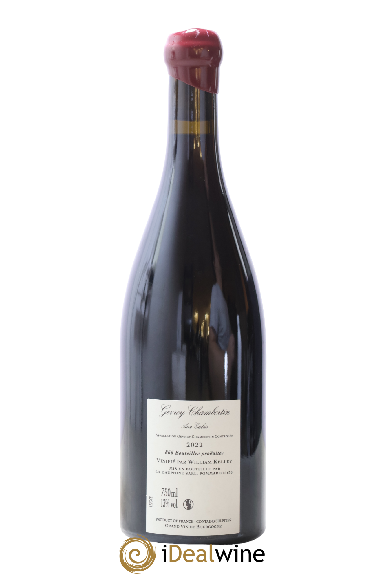 Gevrey-Chambertin Aux Etelois William Kelley 2022 - Lot de 1 bouteille - 1