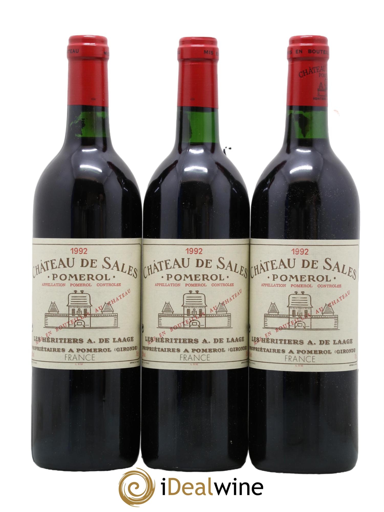 Château de Sales 1992 - Posten von 12 Flaschen - 4