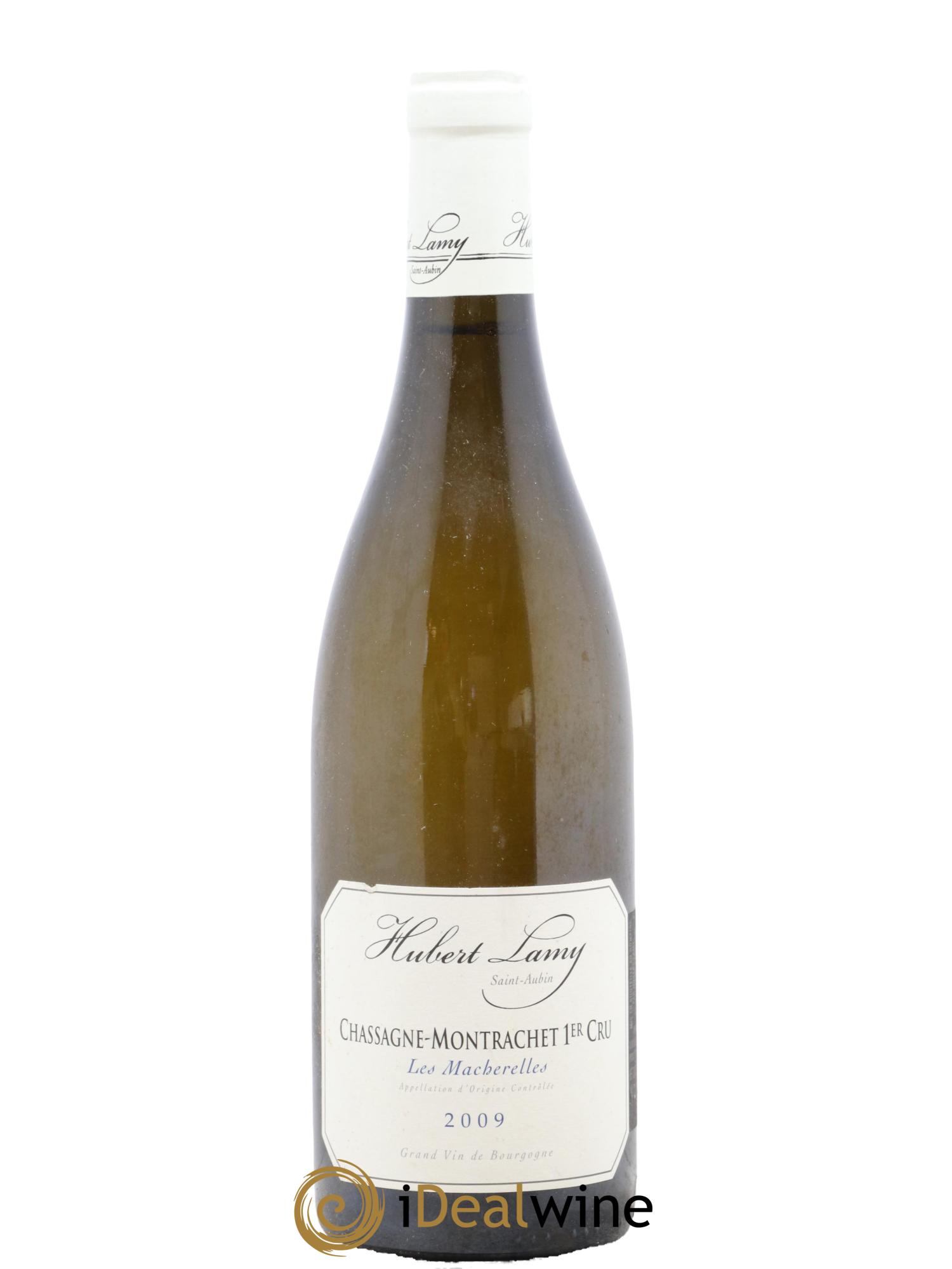 Chassagne-Montrachet 1er Cru Les Macherelles Hubert Lamy 2009 - Lot de 1 bouteille - 0