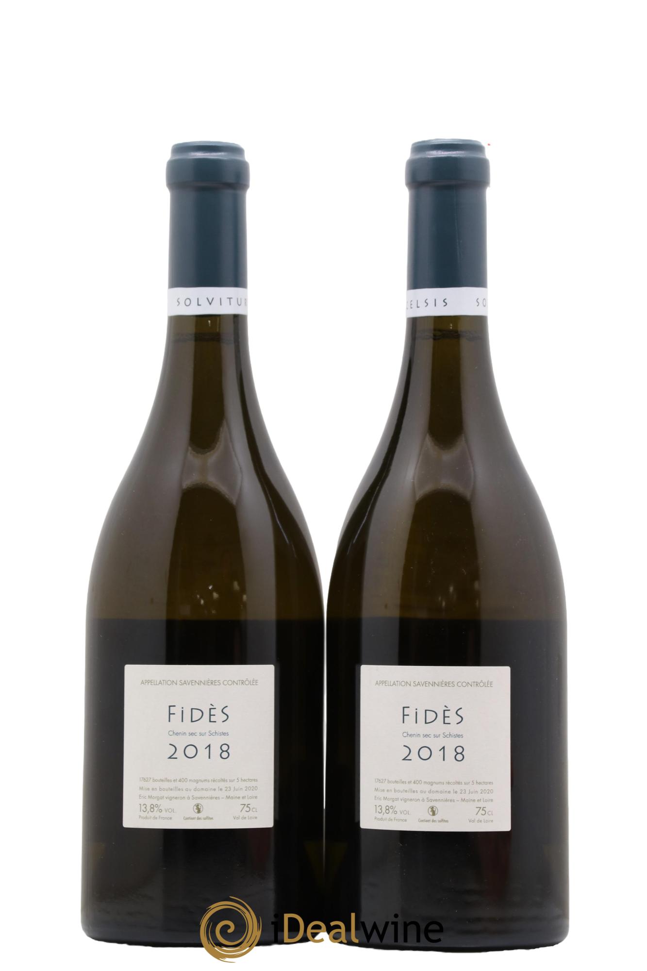 Savennières Fidès Eric Morgat 2018 - Lot de 2 bouteilles - 1