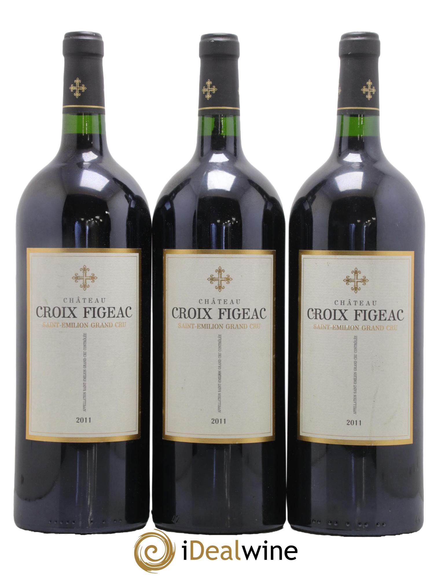 Château La Croix Figeac (Lamarzelle) 2011 - Lotto di 3 magnum - 0