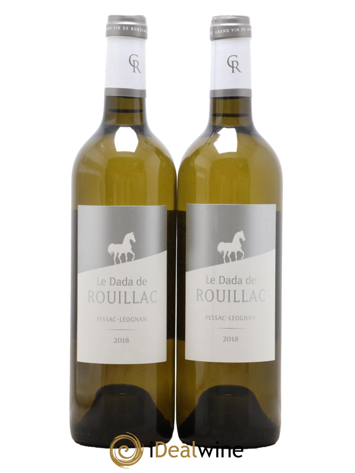 Pessac-Léognan Le Dada De Rouillac Château de Rouillac 2018 - Lot de 2 bouteilles - 0