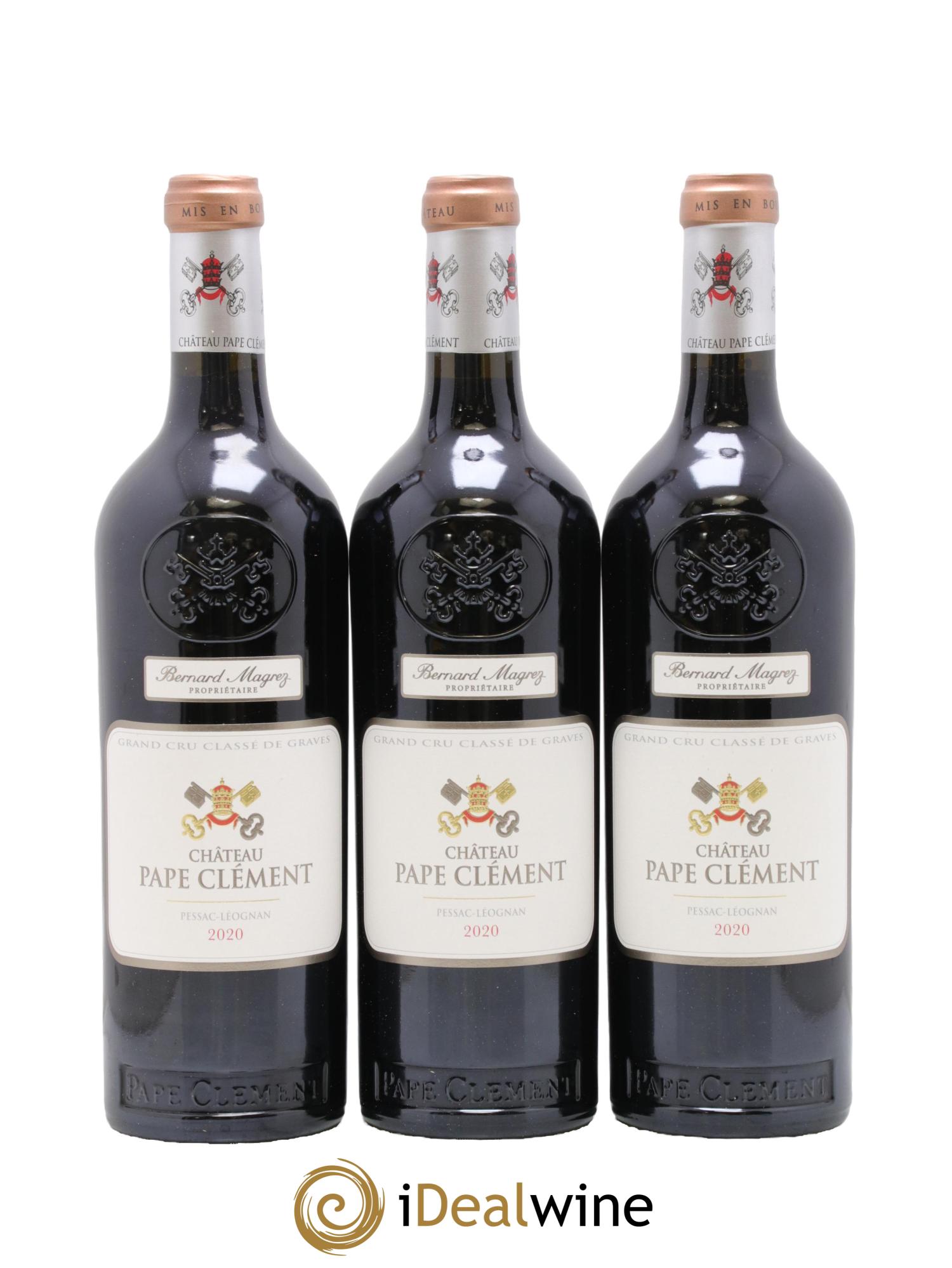 Château Pape Clément Cru Classé de Graves 2020 - Lot de 3 bouteilles - 0