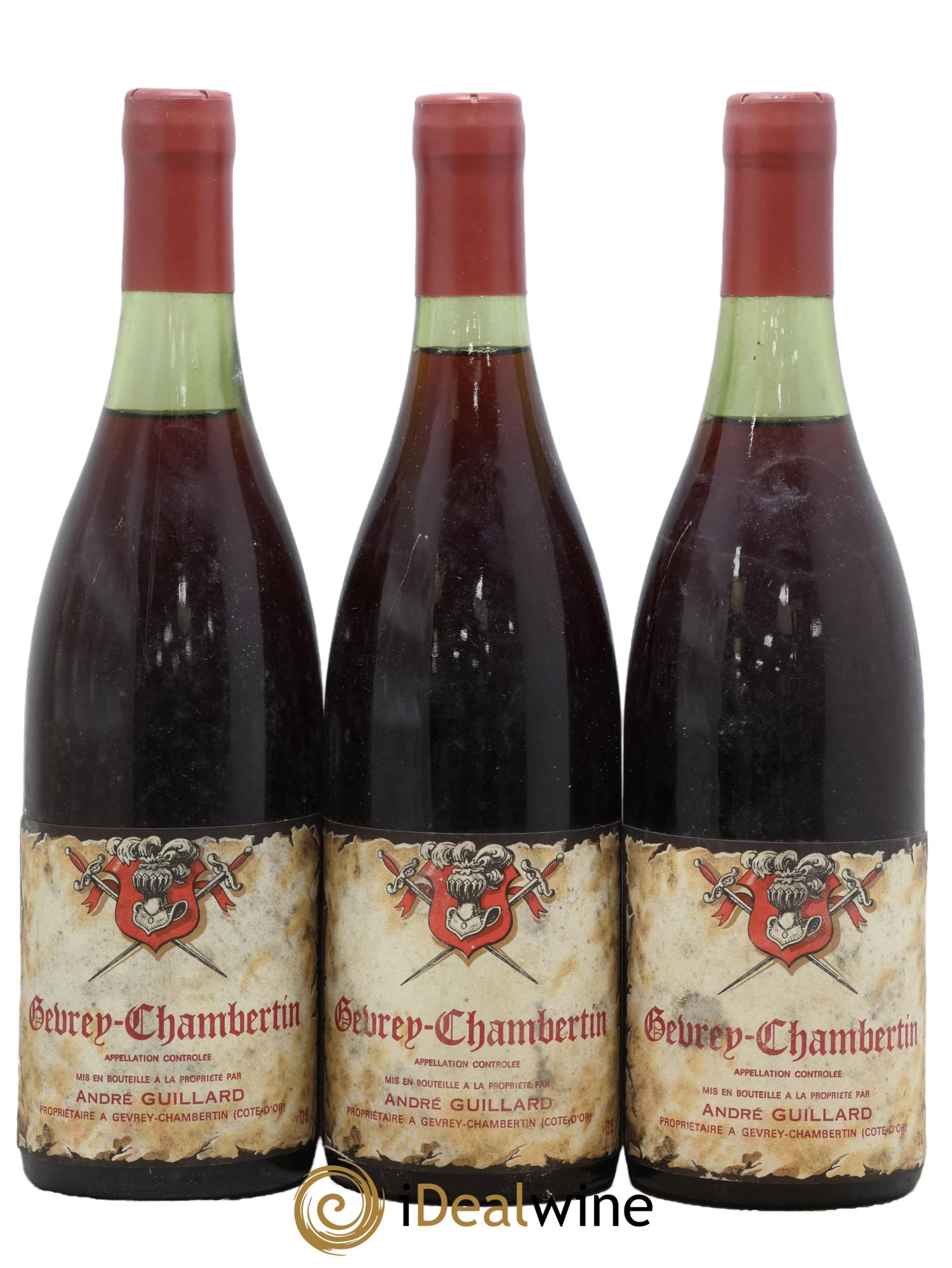 Gevrey-Chambertin André Guillard - Lot de 3 bouteilles - 0