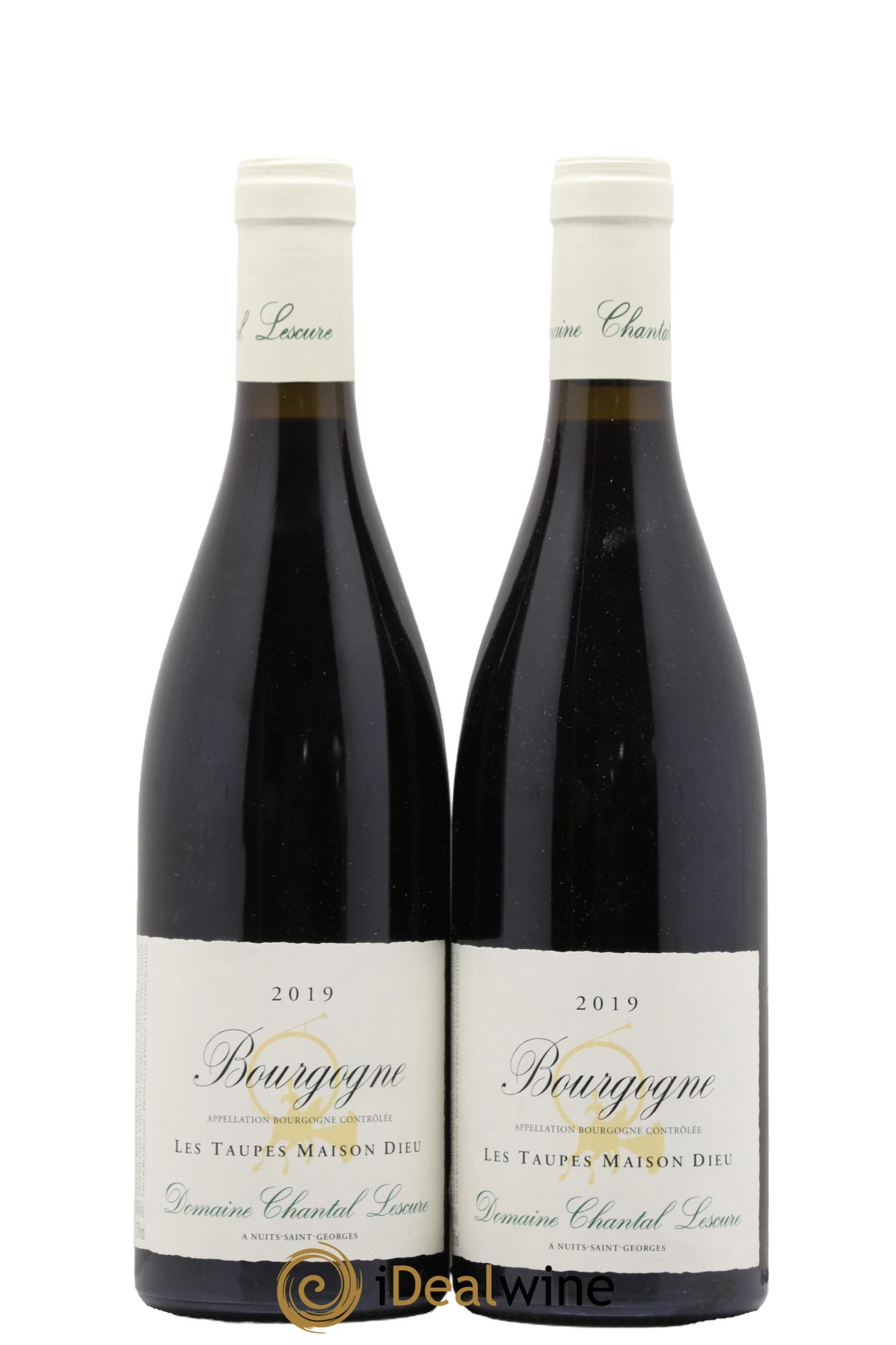 Bourgogne Les Taupes Maison Dieu Domaine Chantal Lescure 2019 - Lot de 2 bouteilles - 0