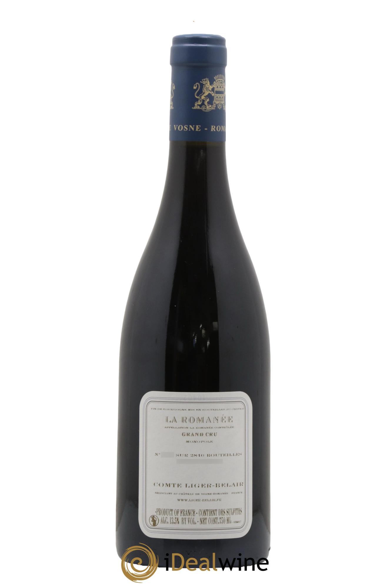 La Romanée Grand Cru Comte Liger-Belair (Domaine du) 2012 - Lot de 1 bouteille - 1