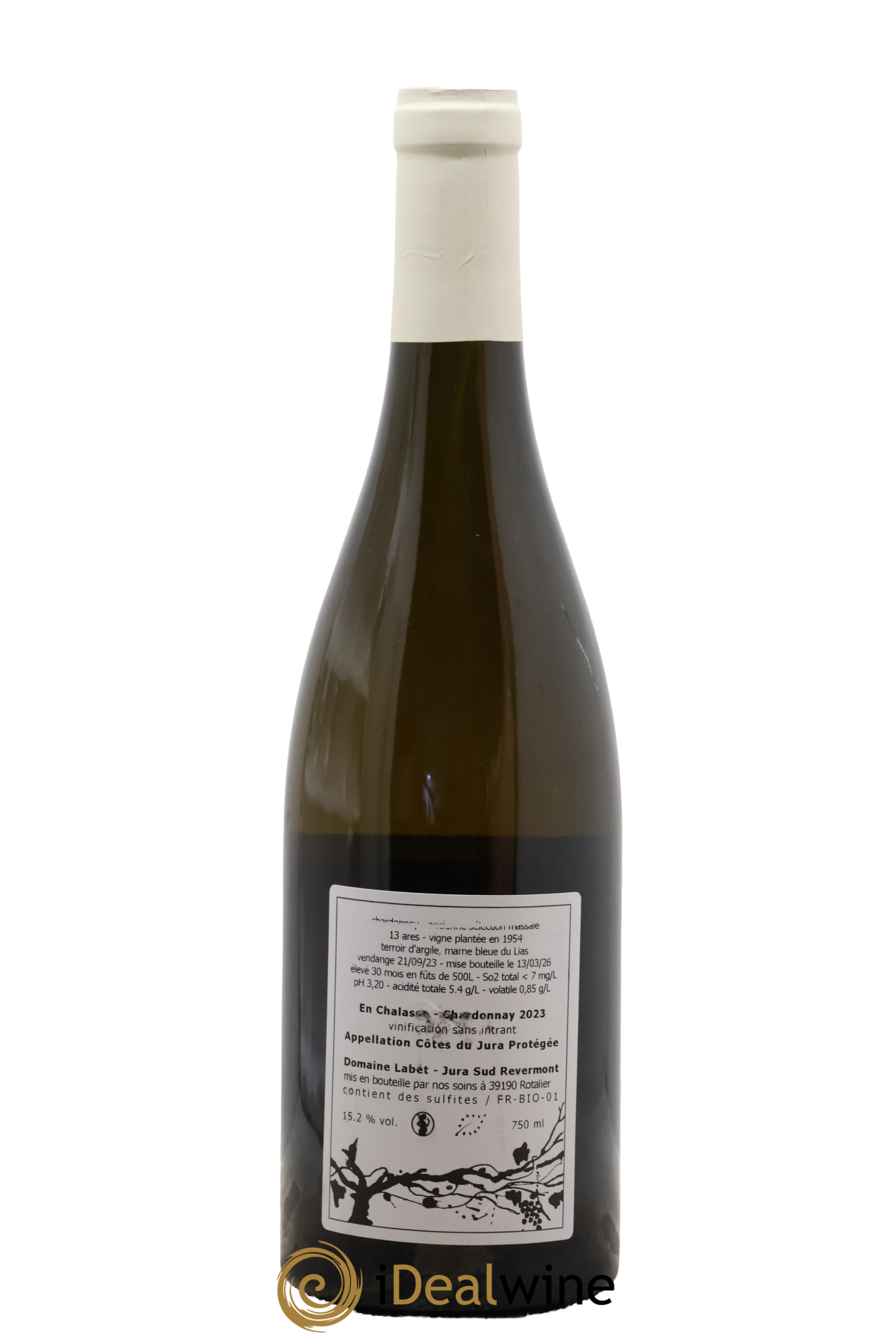 Côtes du Jura Chardonnay En Chalasse Vieilles Vignes Romain - Julien - Charline Labet 2023 - Lot of 1 bottle - 1