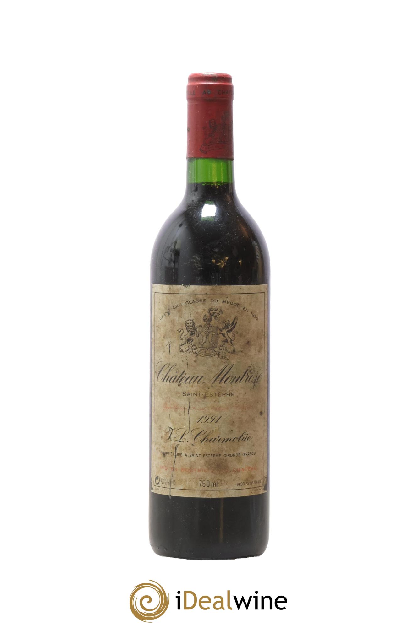Château Montrose 2ème Grand Cru Classé 1991 - Lot de 1 bouteille - 0