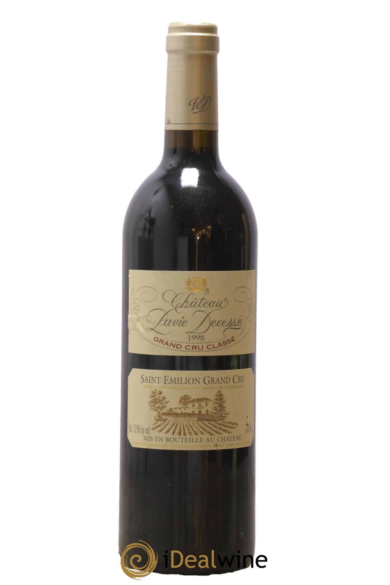 Château Pavie Decesse Grand Cru Classé 1998 - Lot of 1 bottle - 0