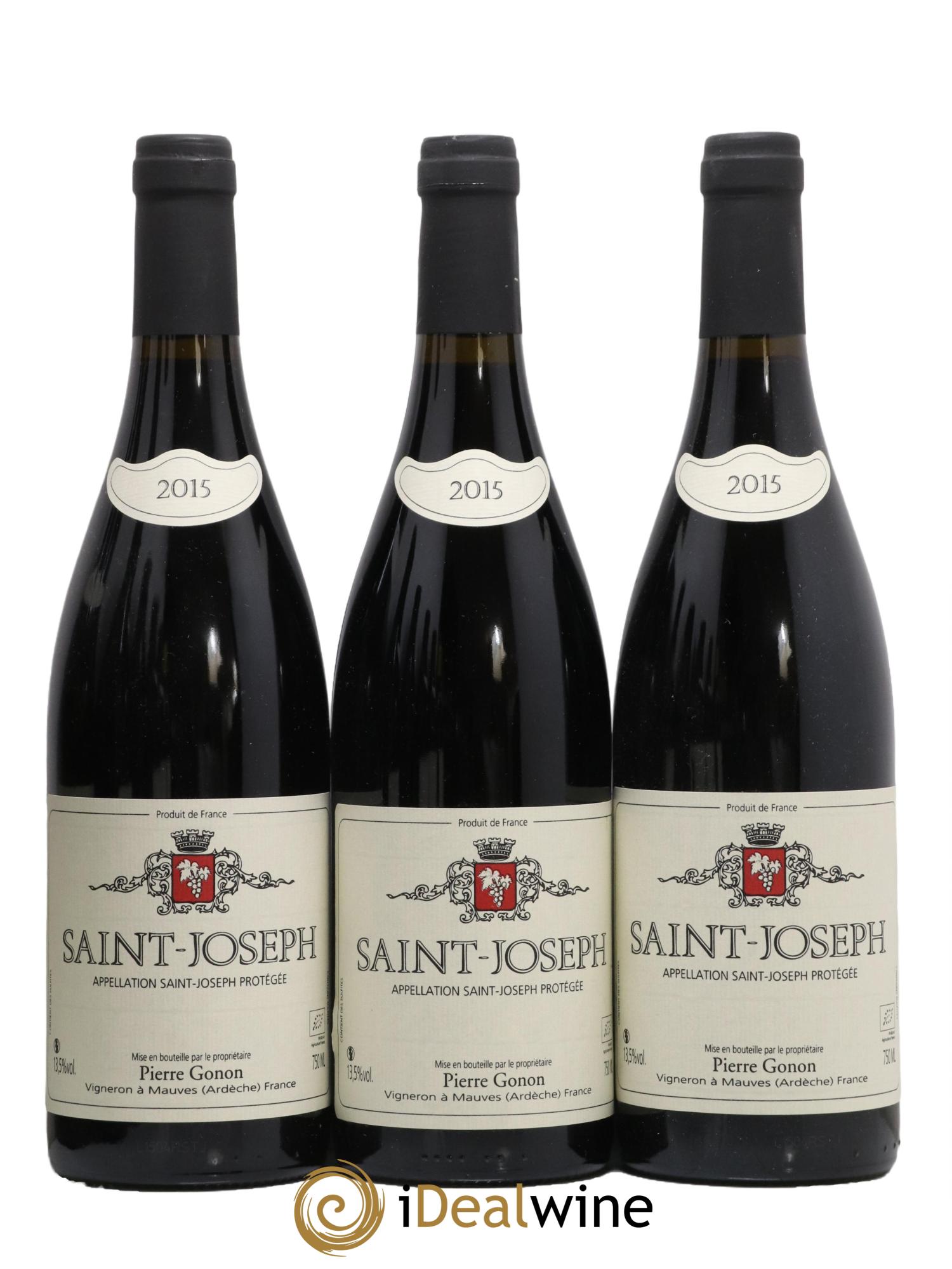 Saint-Joseph Gonon (Domaine) 2015 - Lot de 3 bouteilles - 0