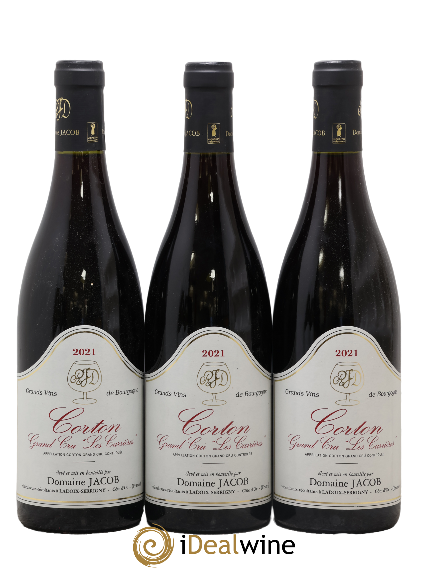 Corton Grand Cru Les Carrières Jacob (Domaine) 2021 - Lot de 3 bouteilles - 0