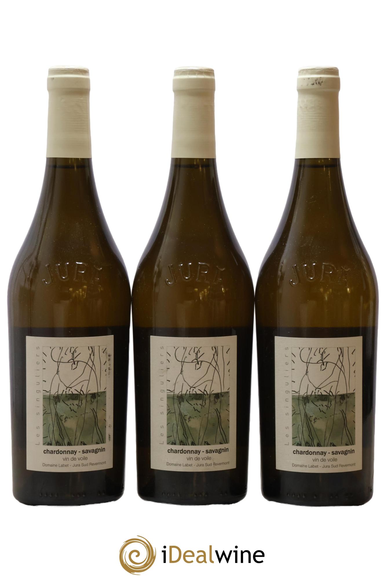 Côtes du Jura Vin de Voile Chardonnay-Savagnin cuvée de garde Romain - Julien - Charline Labet 2020 - Lot de 3 bouteilles - 0