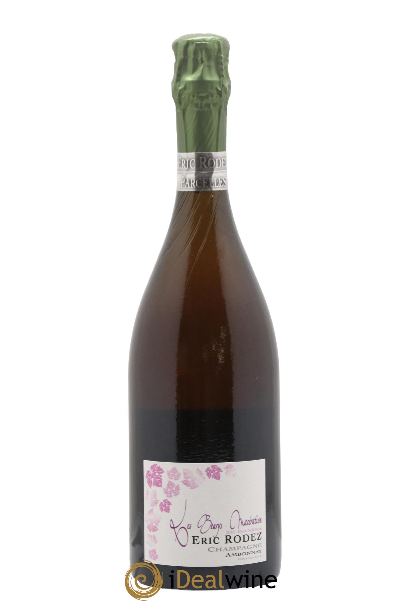 Champagne - Les Beurys Extra-Brut Eric Rodez 2016 - Lot de 1 bouteille - 0