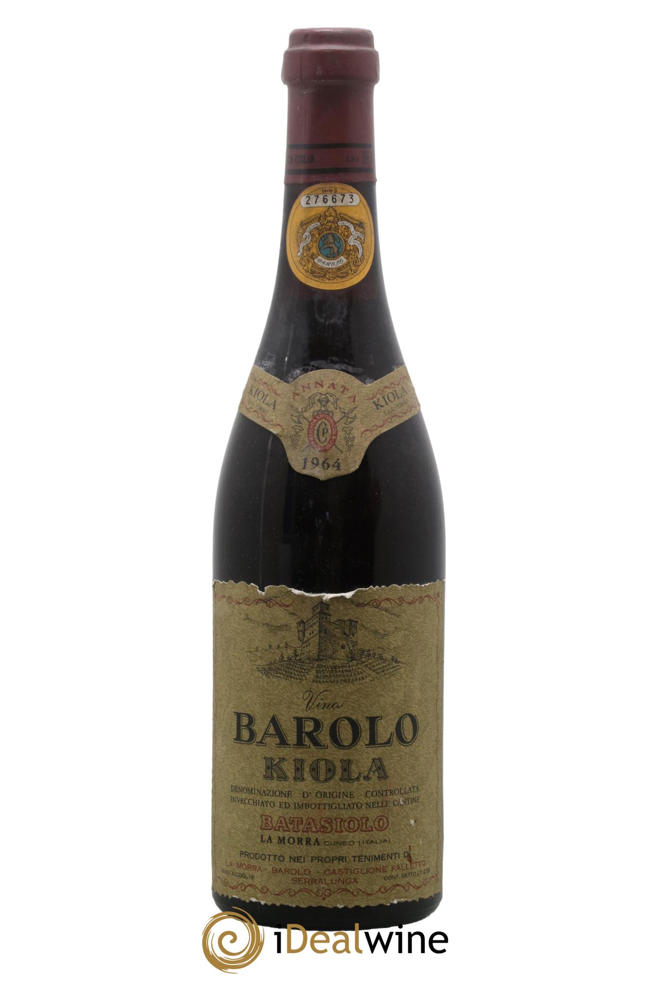 Barolo DOCG Kiola 1964 - Lot of 1 bottle - 0