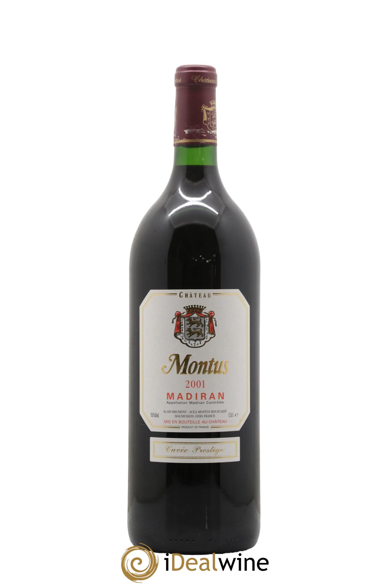 Madiran Château Montus-Prestige Alain Brumont 2001 - Lot of 1 magnum - 1