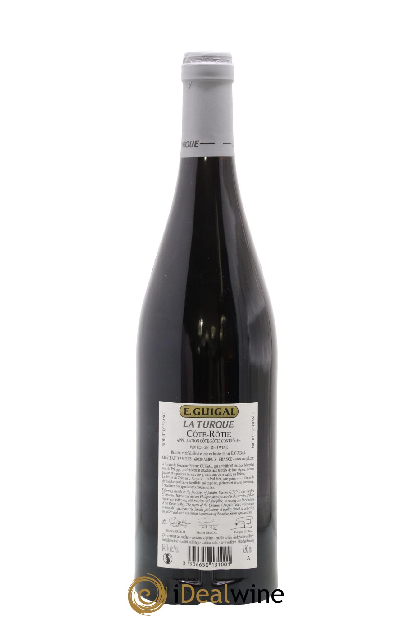 Côte-Rôtie La Turque Guigal 2019 - Lot de 1 bouteille - 1