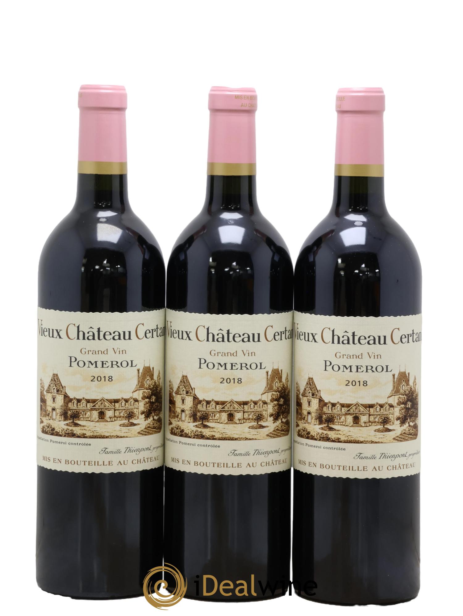Vieux Château Certan  2018 - Lot de 3 bouteilles - 1