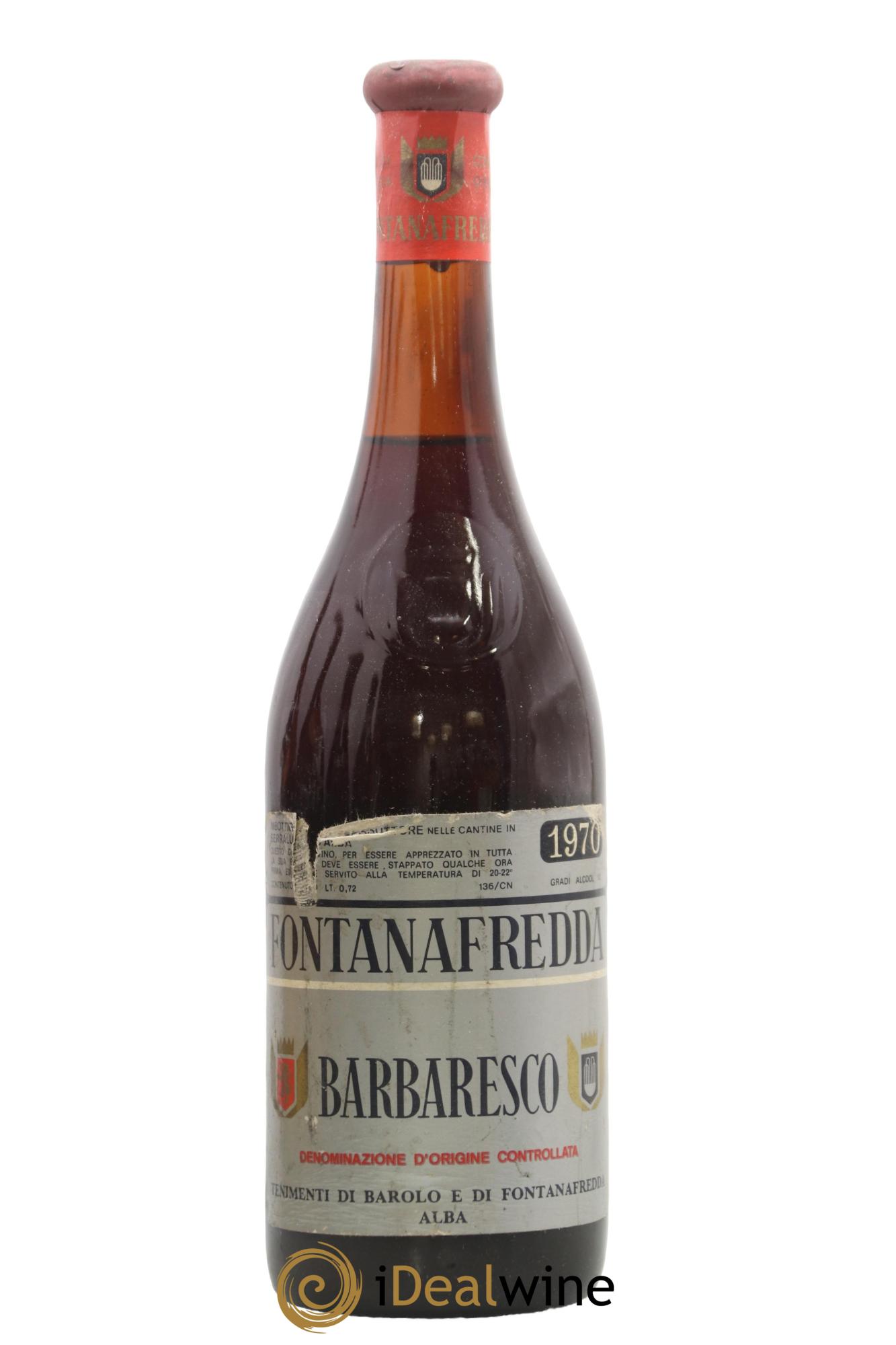 Barbaresco DOCG Fontanafredda 1970 - Lot de 1 bouteille - 0