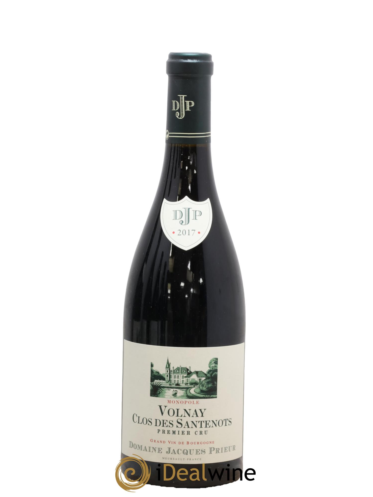 Volnay 1er Cru Clos des Santenots Jacques Prieur (Domaine) 2017 - Lot de 1 bouteille - 0