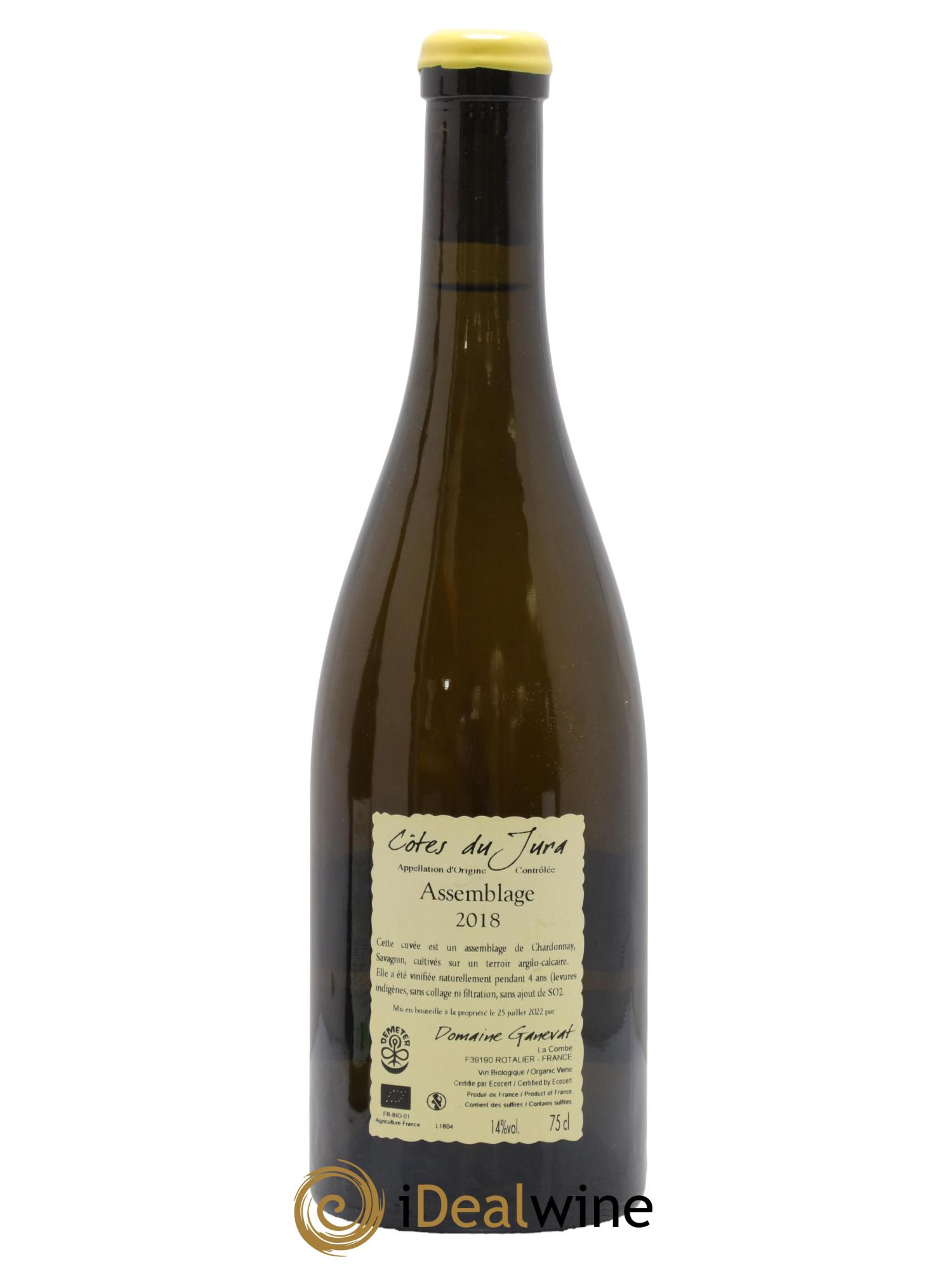 Côtes du Jura Cuvée Orégane Jean-François Ganevat (Domaine) 2018 - Lot of 1 bottle - 1