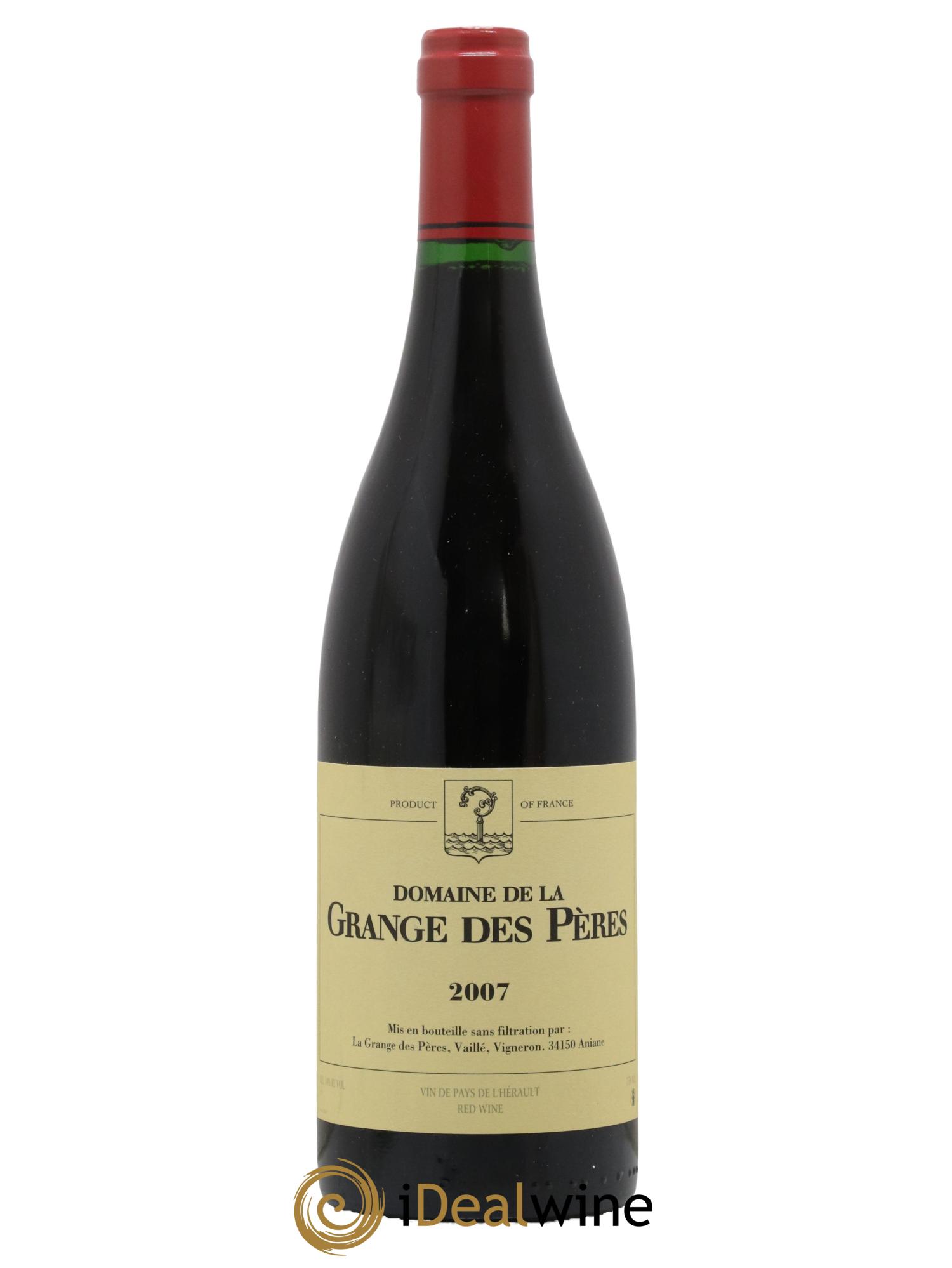Pays d'Hérault Grange des Pères Laurent Vaillé 2007 - Lot de 1 bouteille - 0