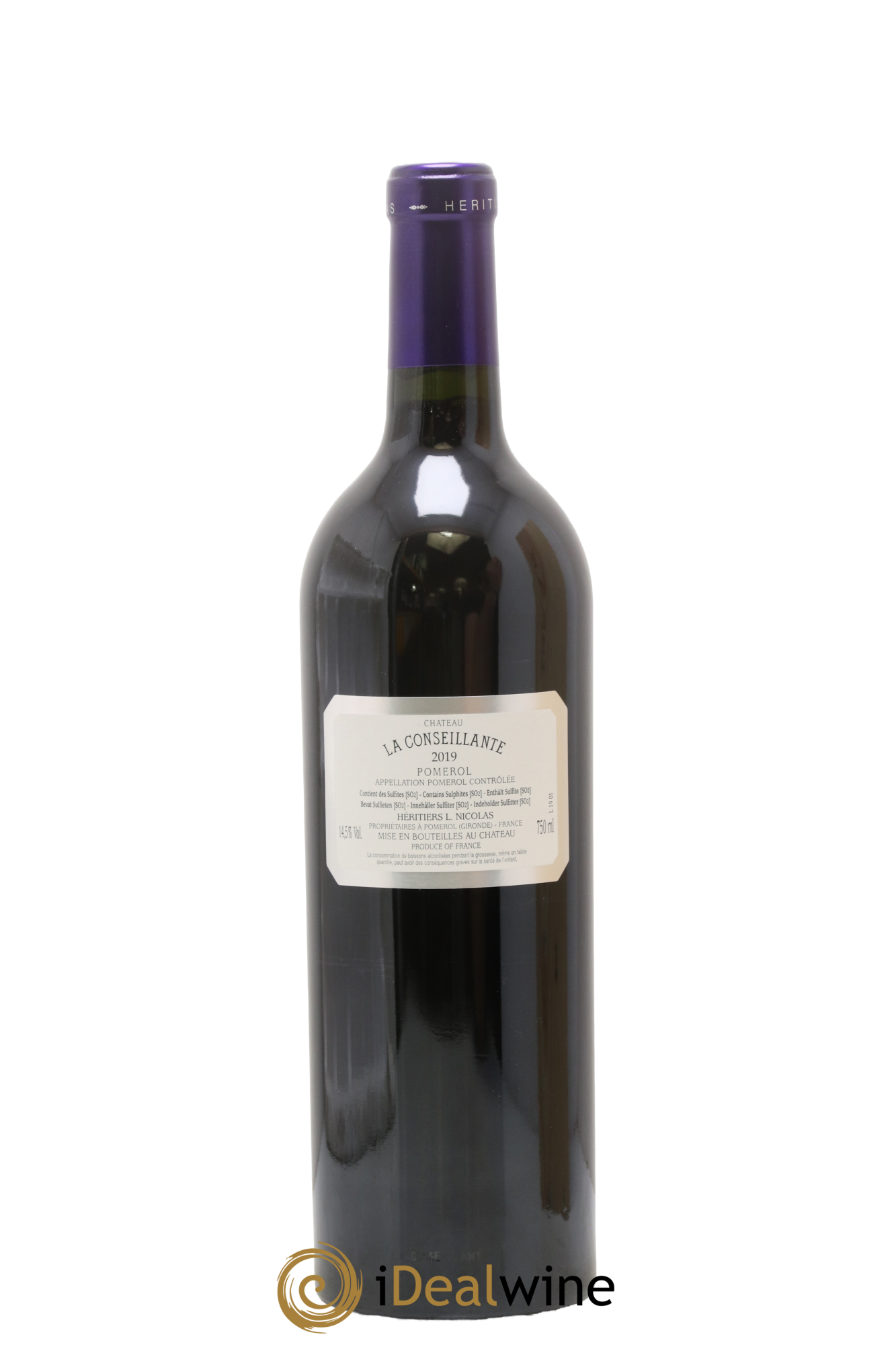 Château la Conseillante 2019 - Lot of 1 bottle - 2