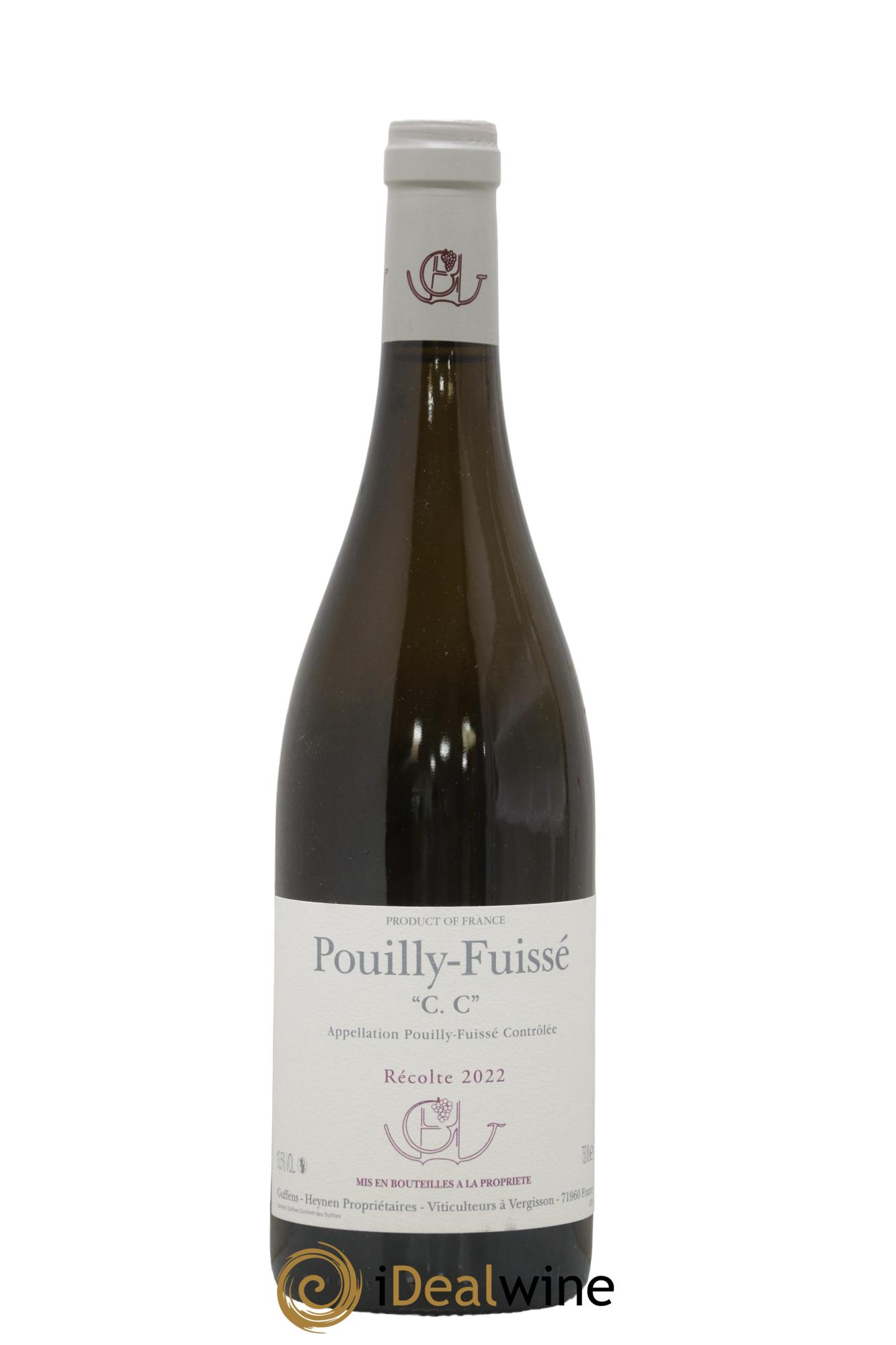 Pouilly-Fuissé C.C. Guffens-Heynen 2022 - Lot de 1 bouteille - 0