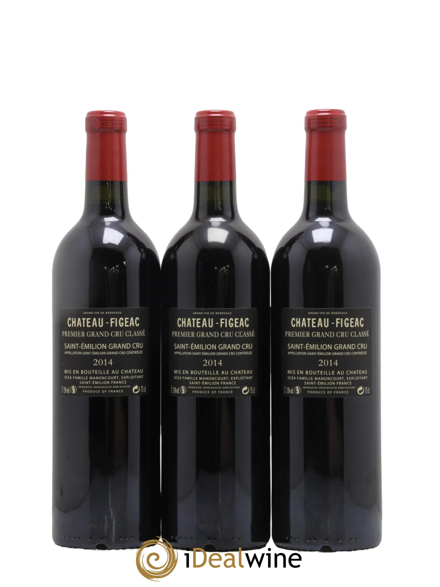 Château Figeac 1er Grand Cru Classé A 2014 - Lotto di 6 bottiglie - 4