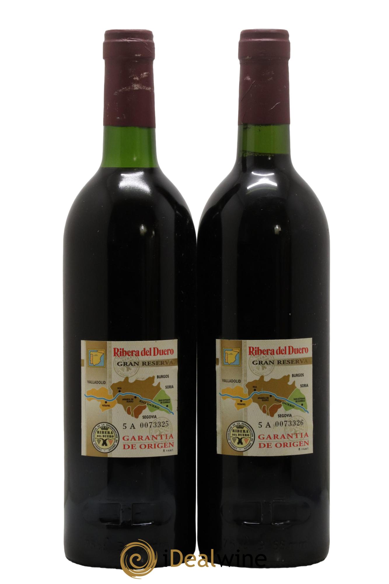 Ribera Del Duero DO Vega Sicilia Unico Famille Alvarez 1990 - Lotto di 2 bottiglie - 1