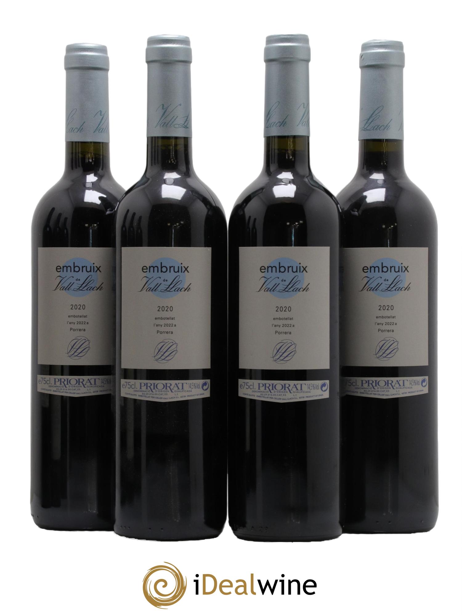 Priorat Bodegas Vall Llach DOCA Embruix 2020 - Lot de 4 bouteilles - 0