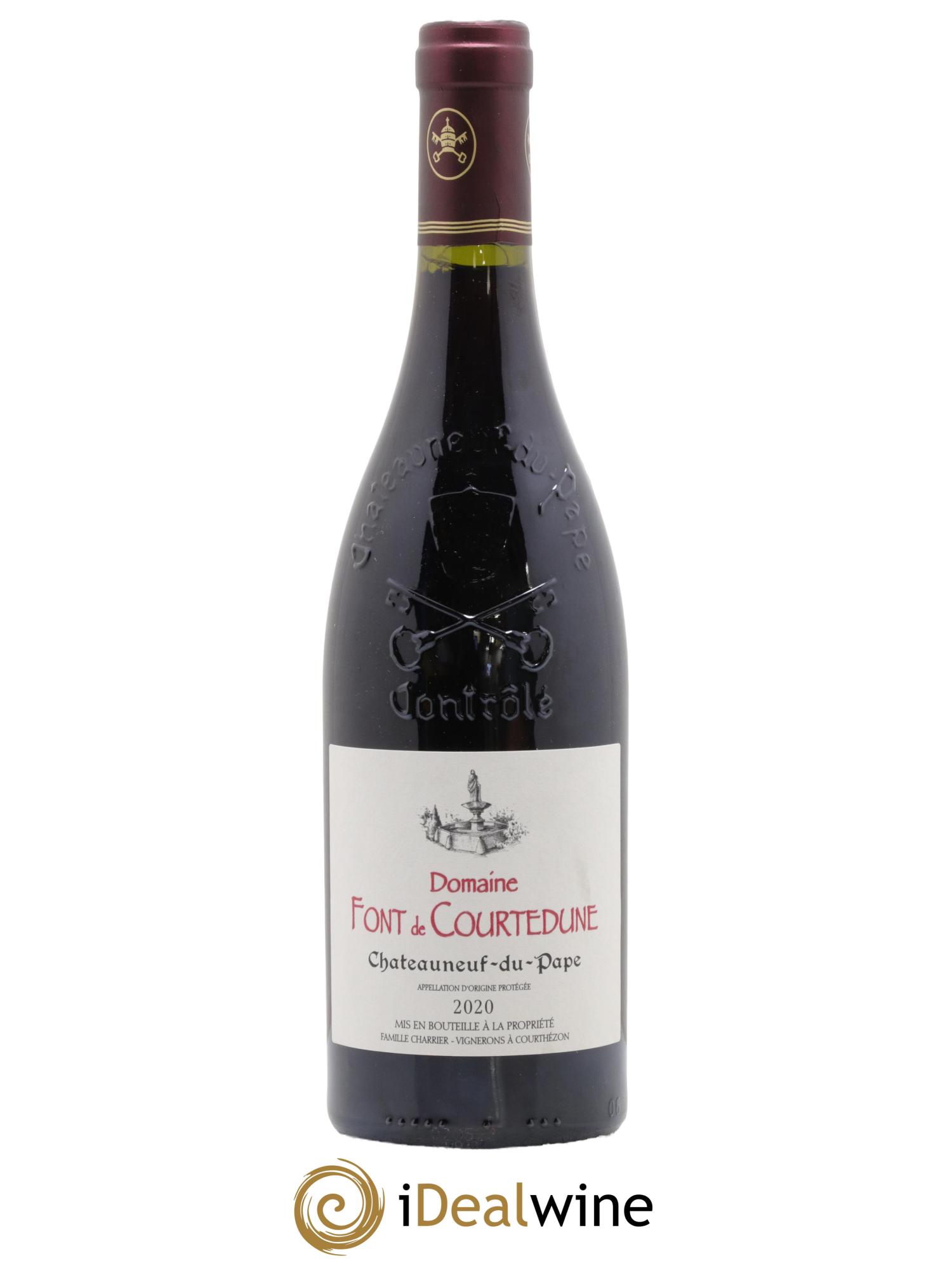 Châteauneuf-du-Pape Font de Courtedune 2020 - Lot de 1 bouteille - 0